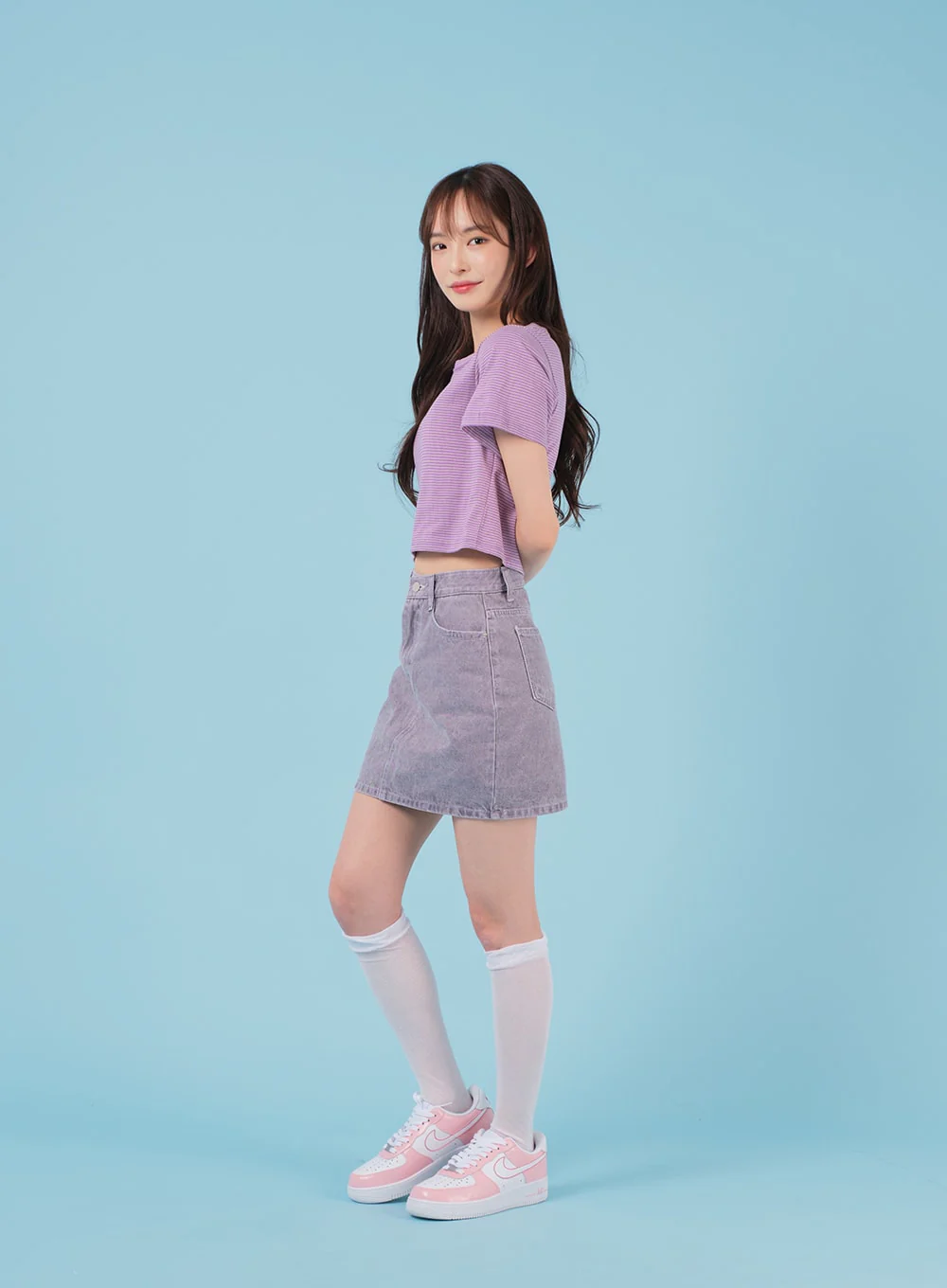 Sheer Mesh Under-knee Socks BA07 - Image 19