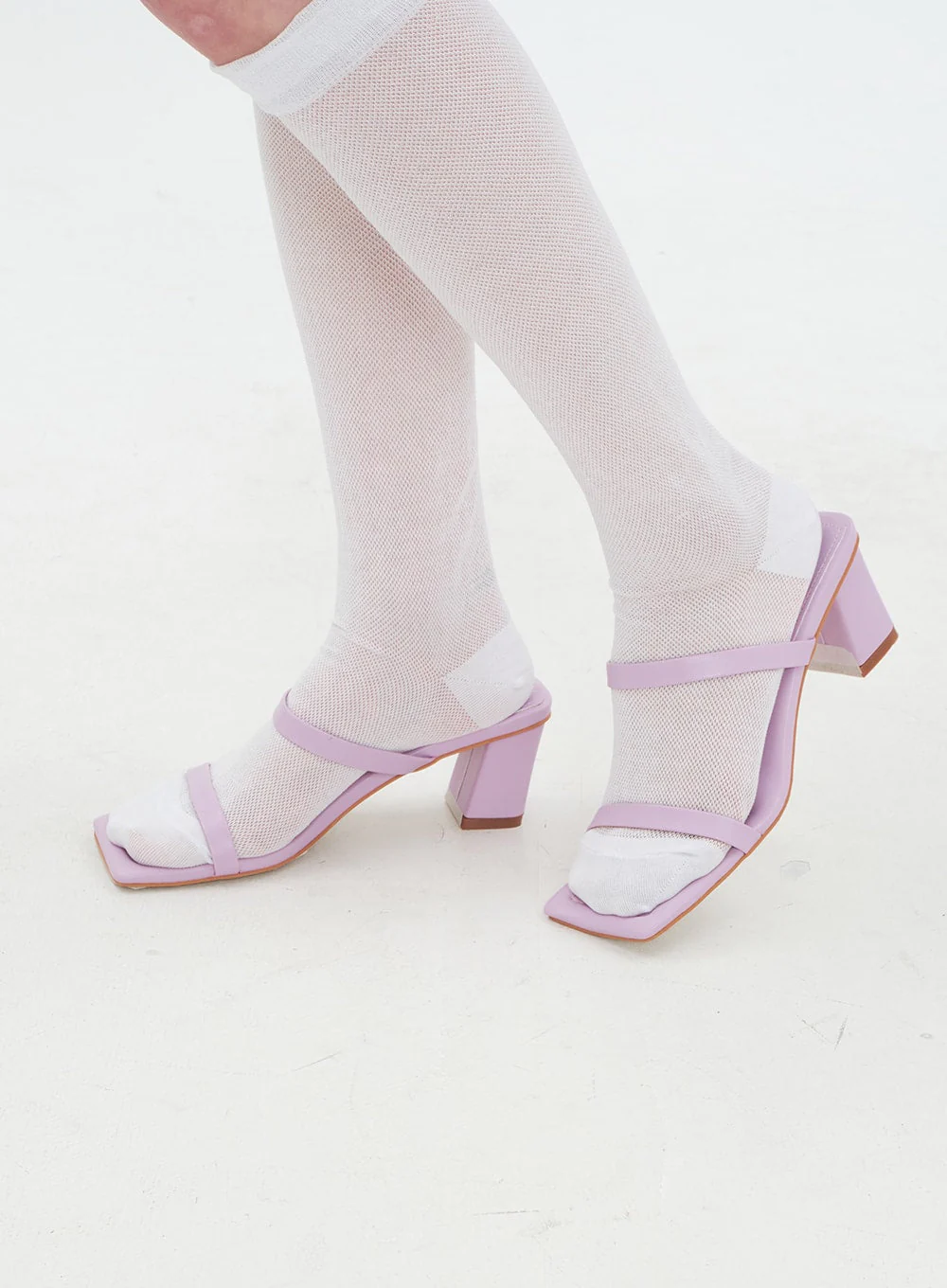 Sheer Mesh Under-knee Socks BA07 - Image 2