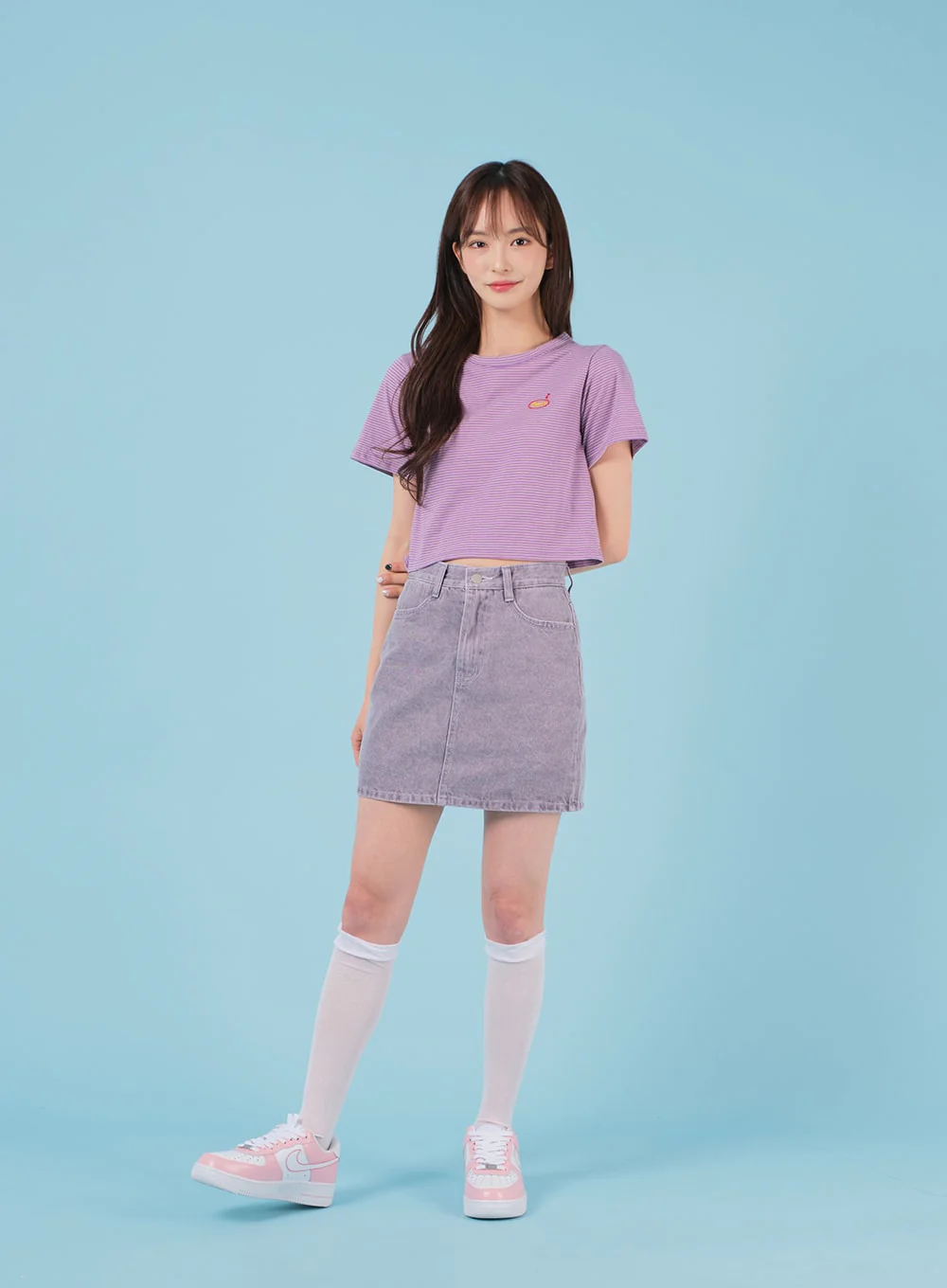 Sheer Mesh Under-knee Socks BA07 - Image 20