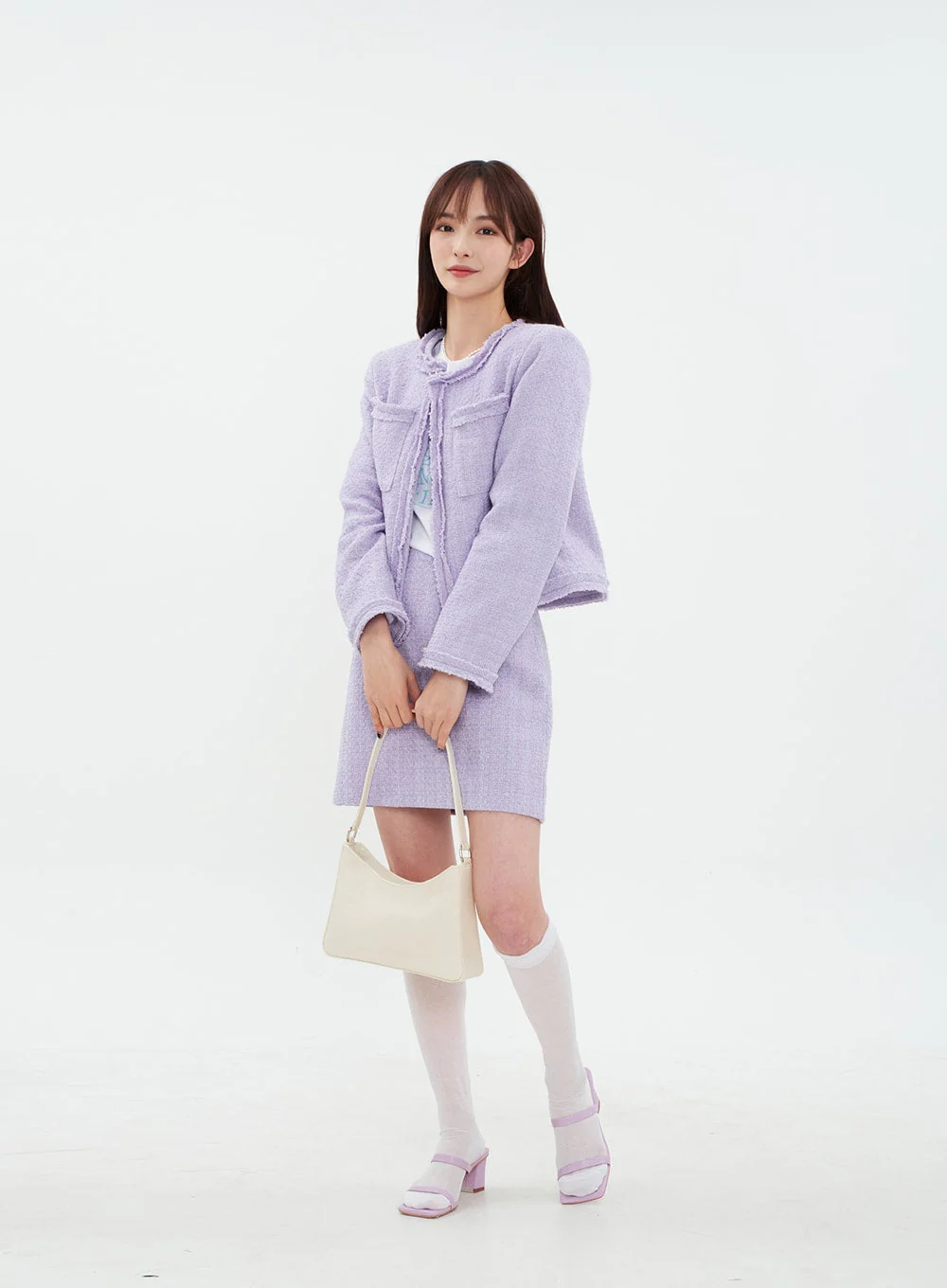 Sheer Mesh Under-knee Socks BA07 - Image 22