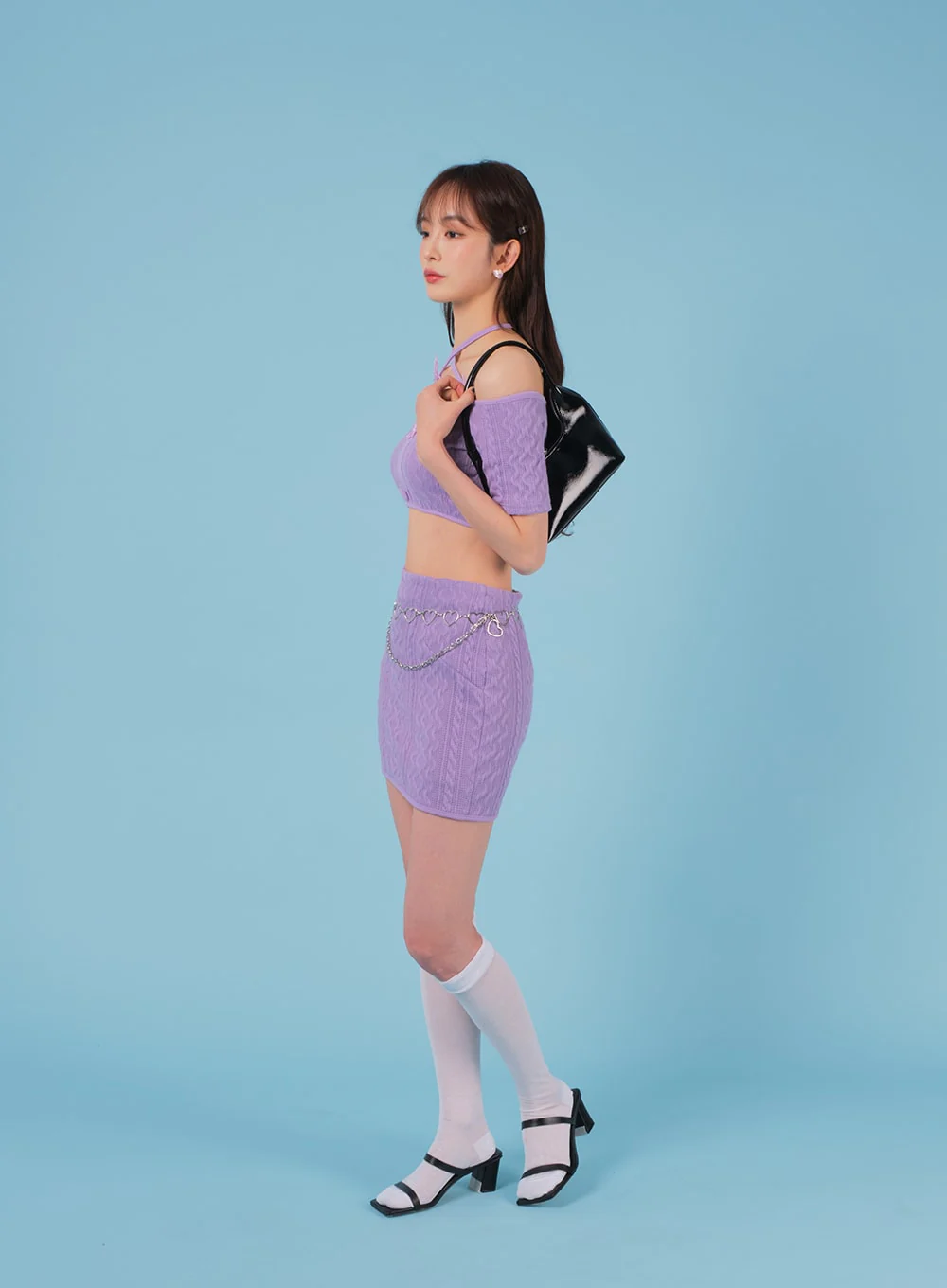 Sheer Mesh Under-knee Socks BA07 - Image 24