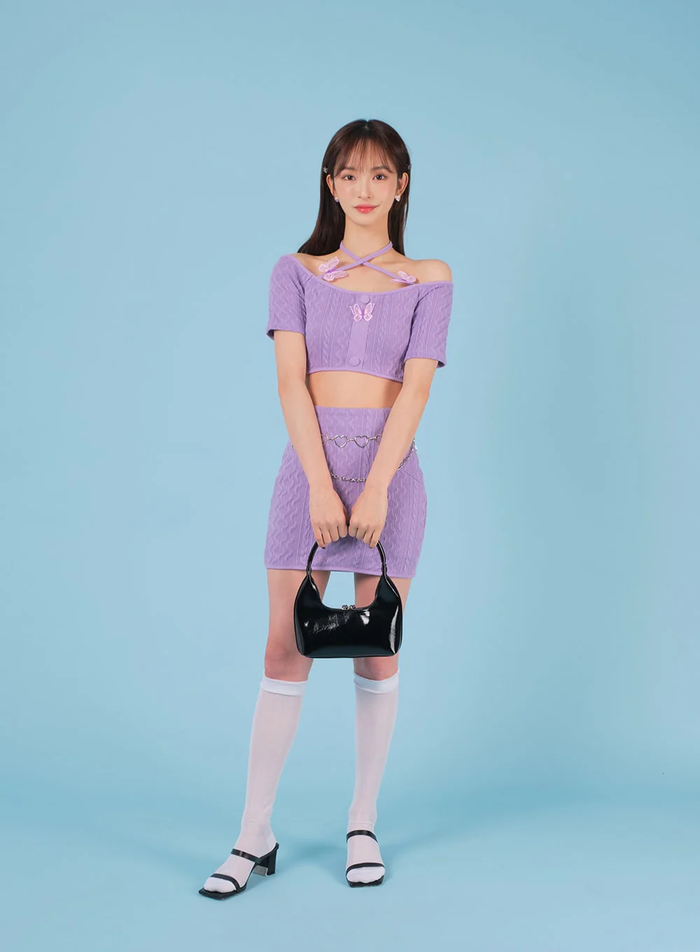 Sheer Mesh Under-knee Socks BA07 - Image 26