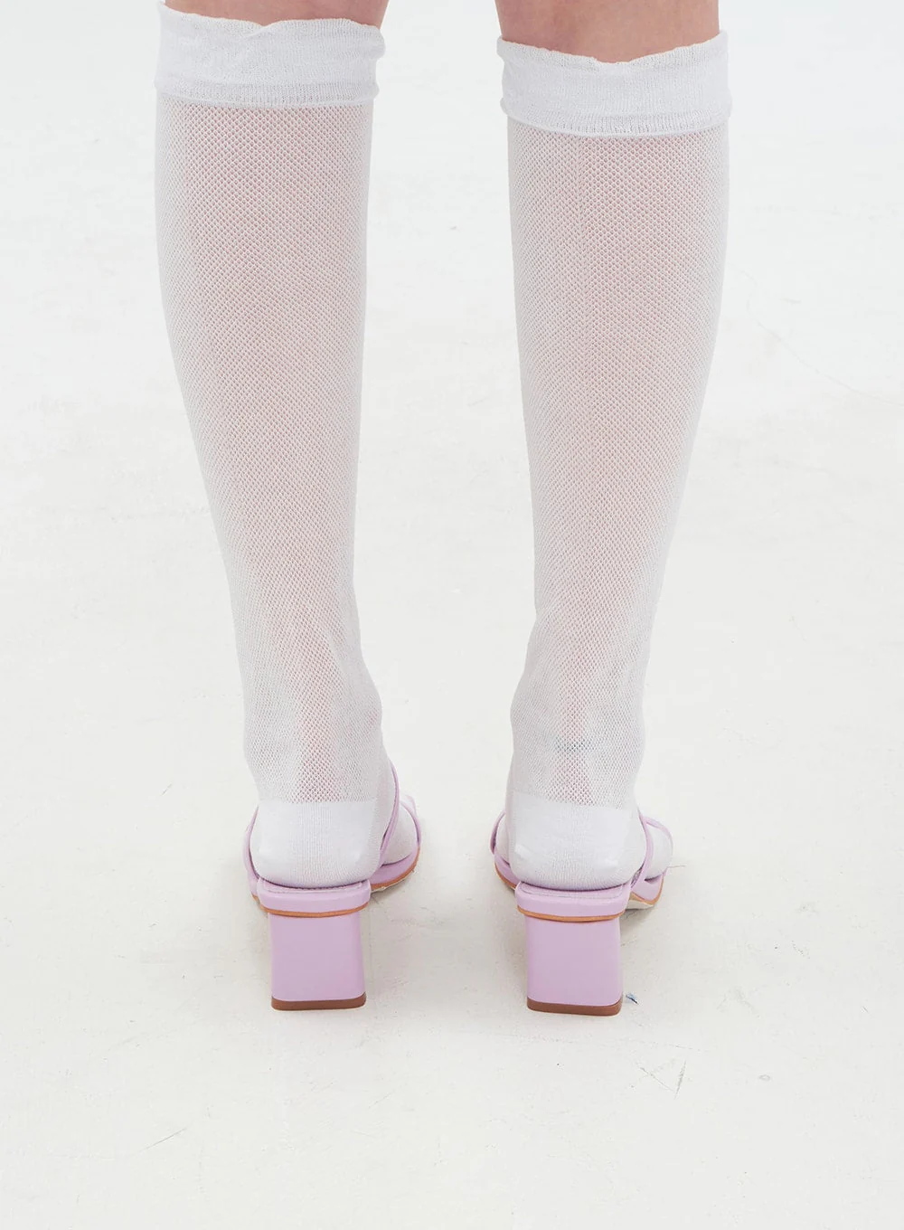Sheer Mesh Under-knee Socks BA07 - Image 3