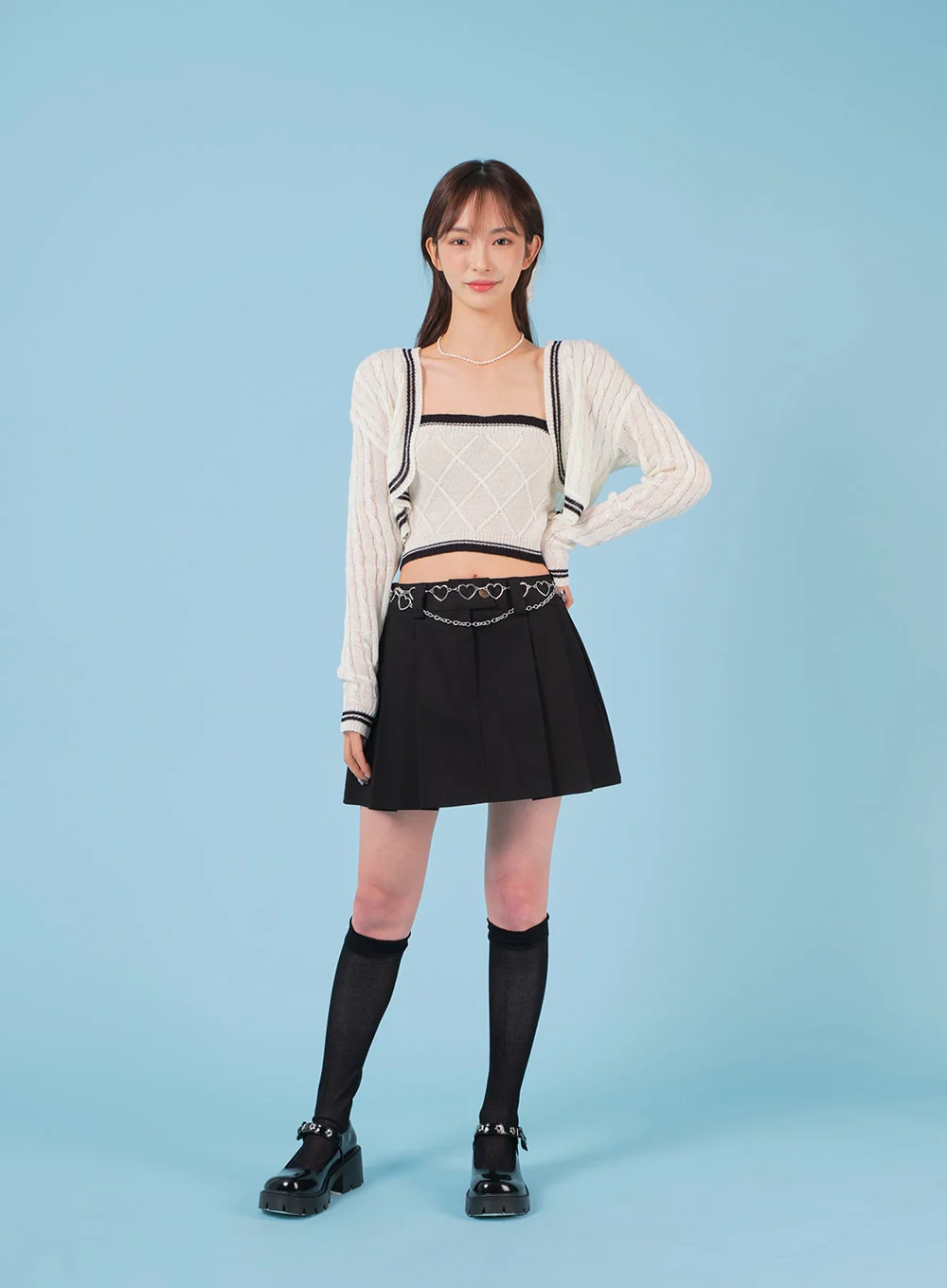 Sheer Mesh Under-knee Socks BA07 - Image 5