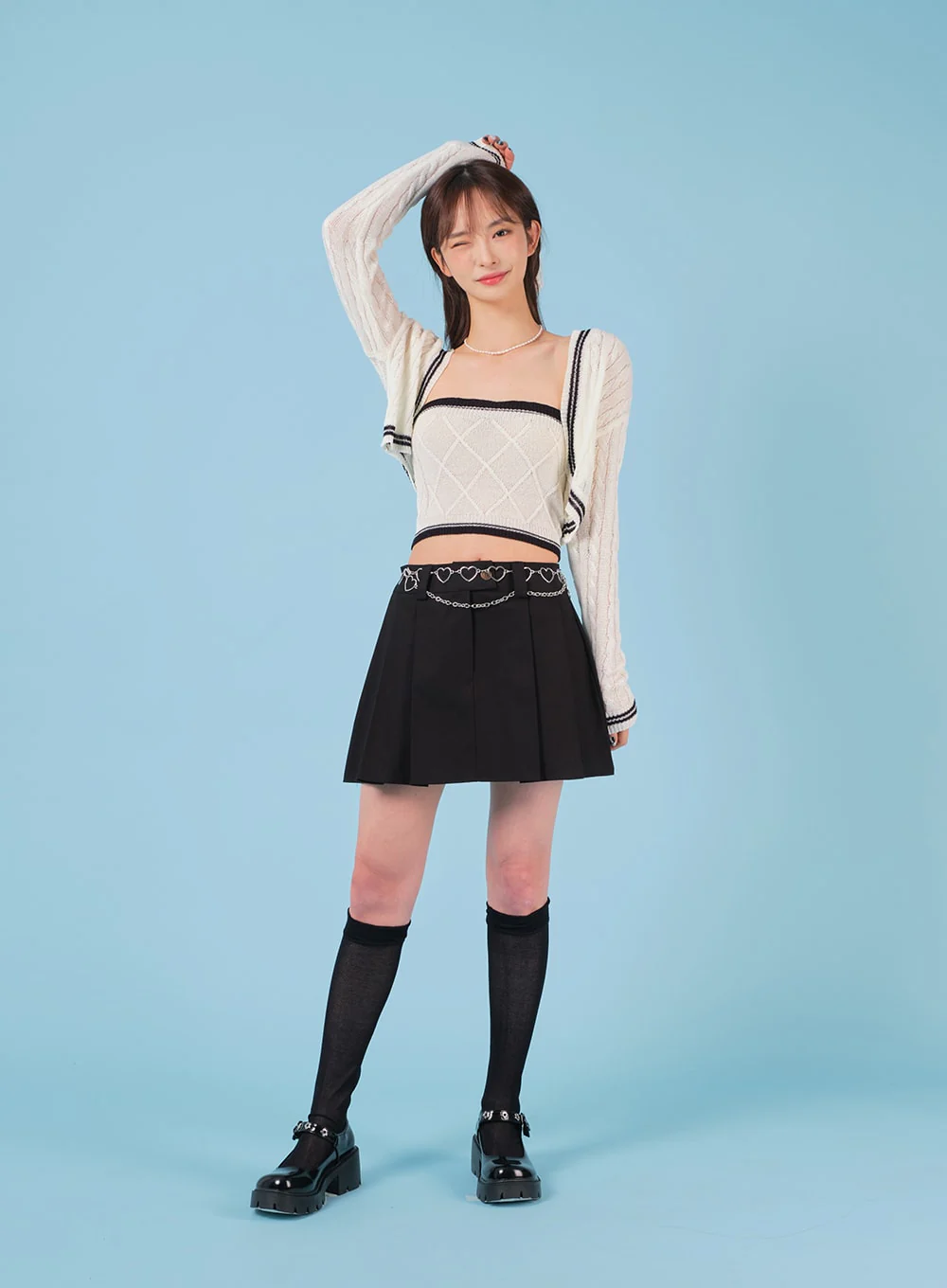 Sheer Mesh Under-knee Socks BA07 - Image 7