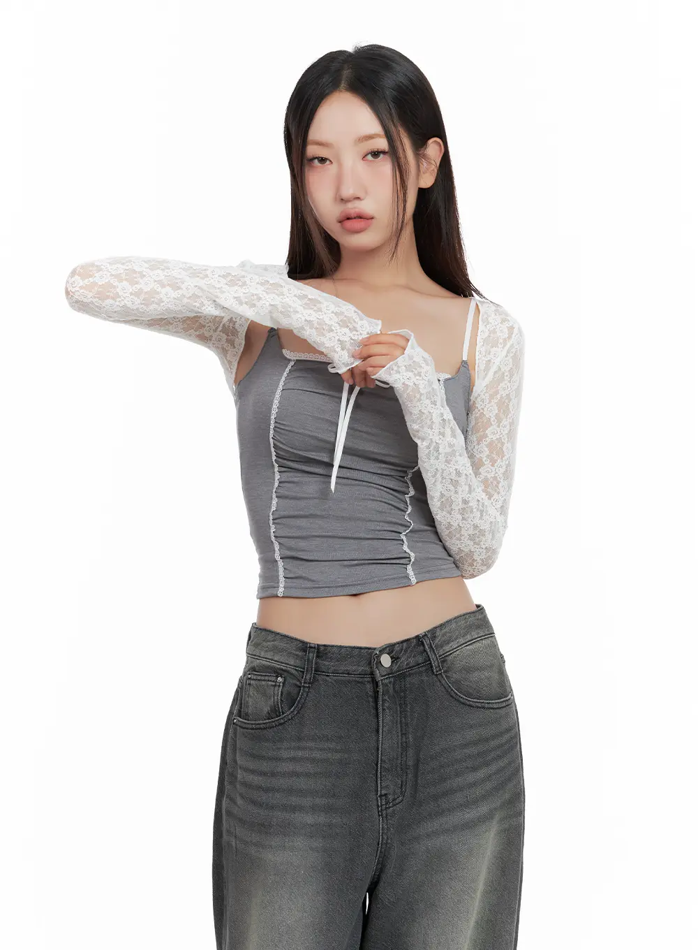 Sheer Rose Bolero Cardigan CL508 - Image 11