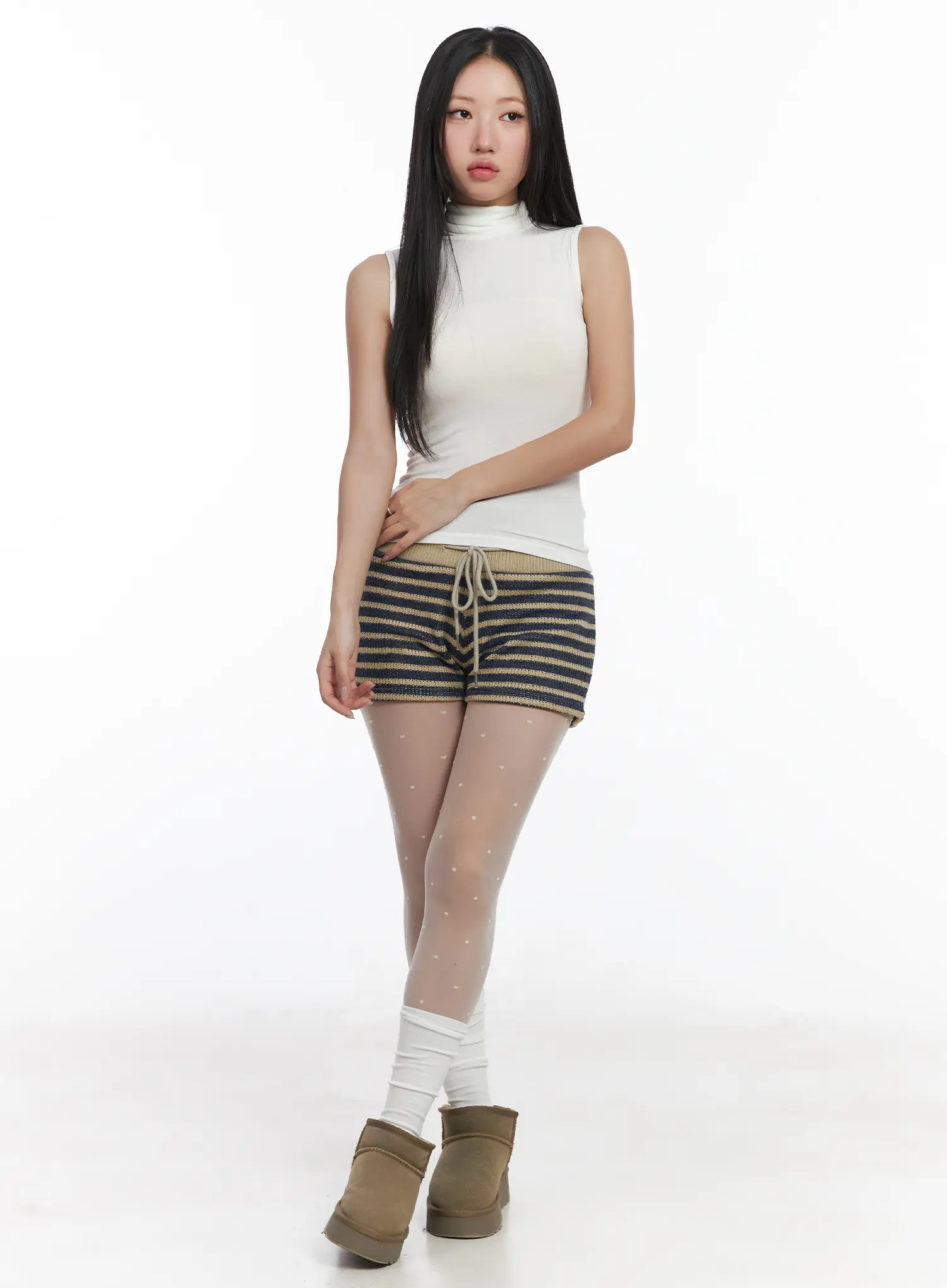 Sheer Turtleneck Tank Top CD529 - Image 3