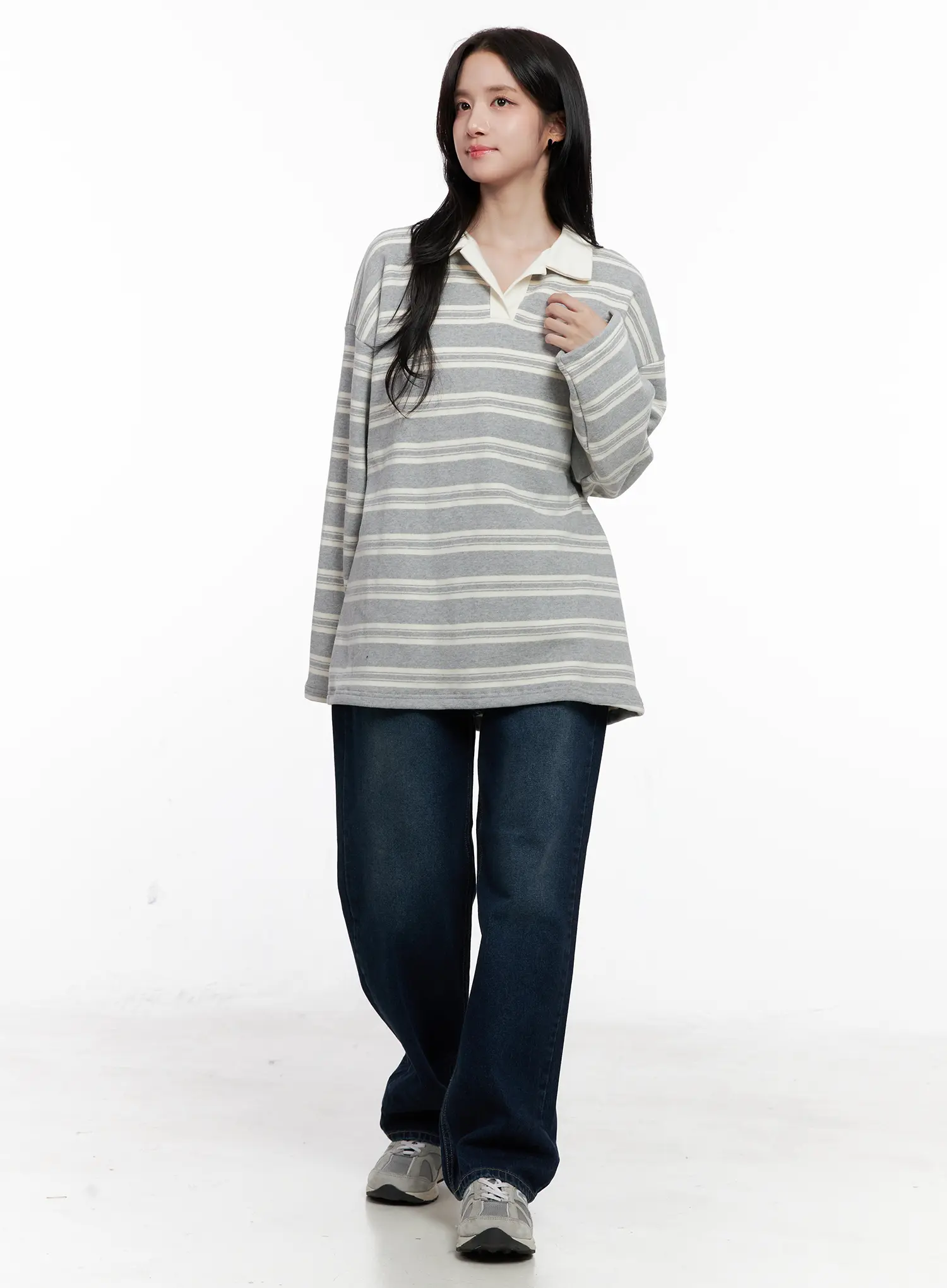 Shiloh Washed Semi-Wide Jeans CO524 - Image 5