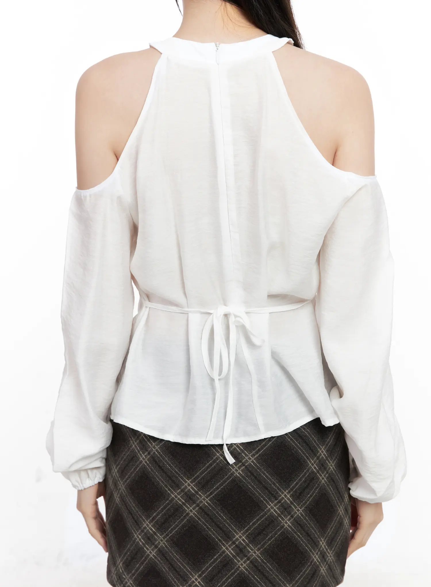 Shirred Halter Neck Blouse CN504 - Image 7