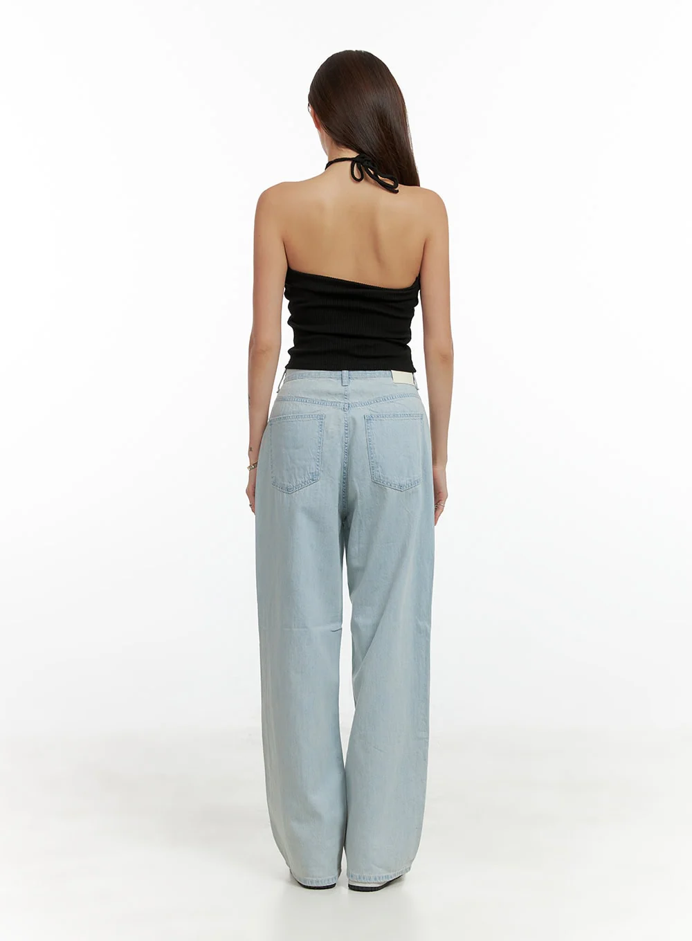 Shirred Halter Neck Crop Tube Top CL404 - Image 4
