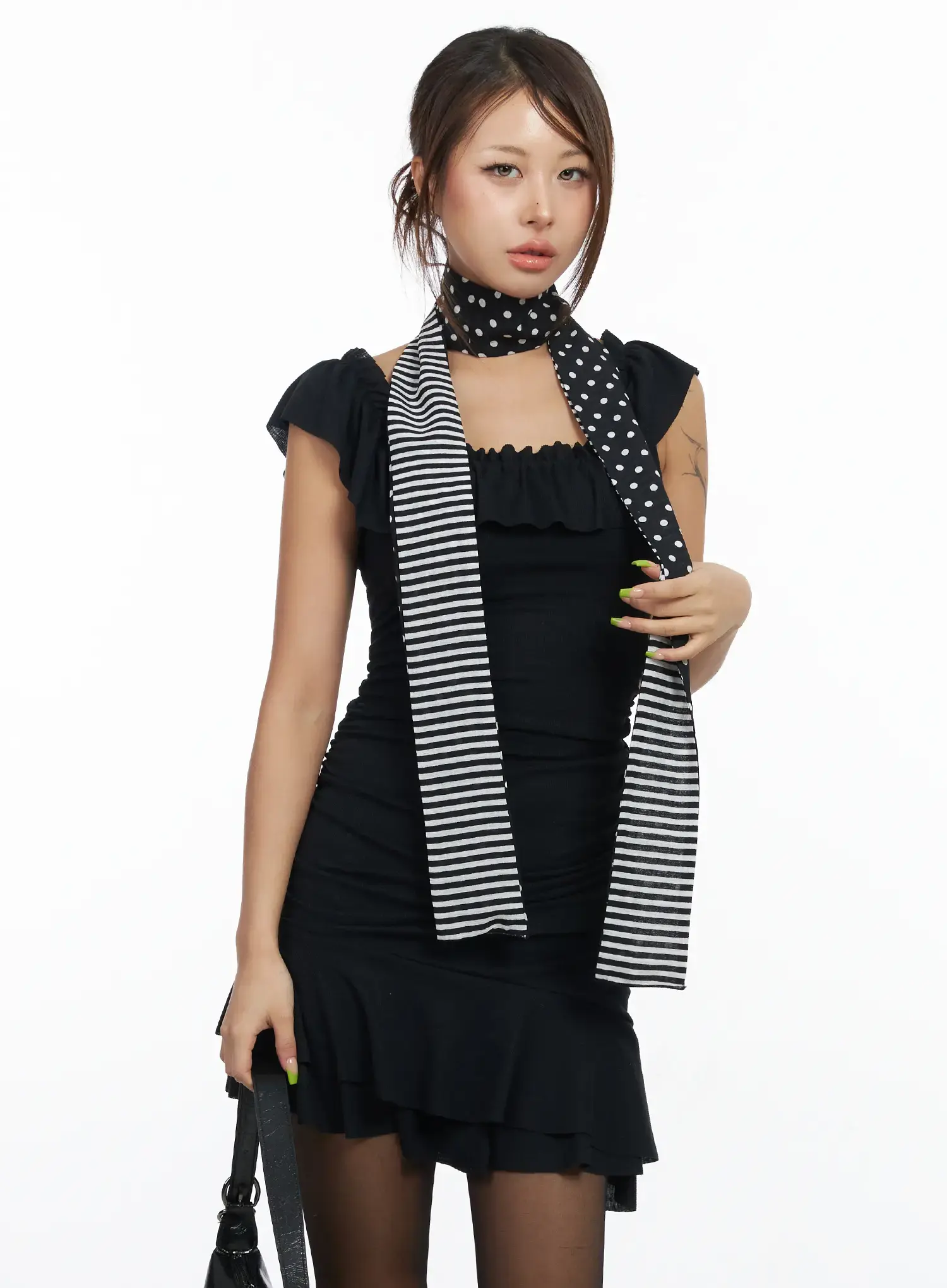 Shirred Mini Dress CF512