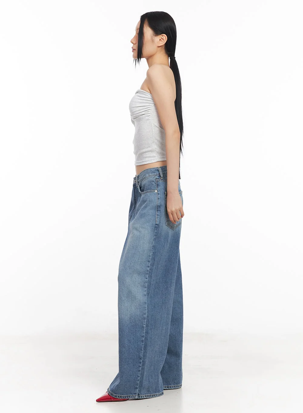 Shirring Padded Tube Top CY528 - Image 5