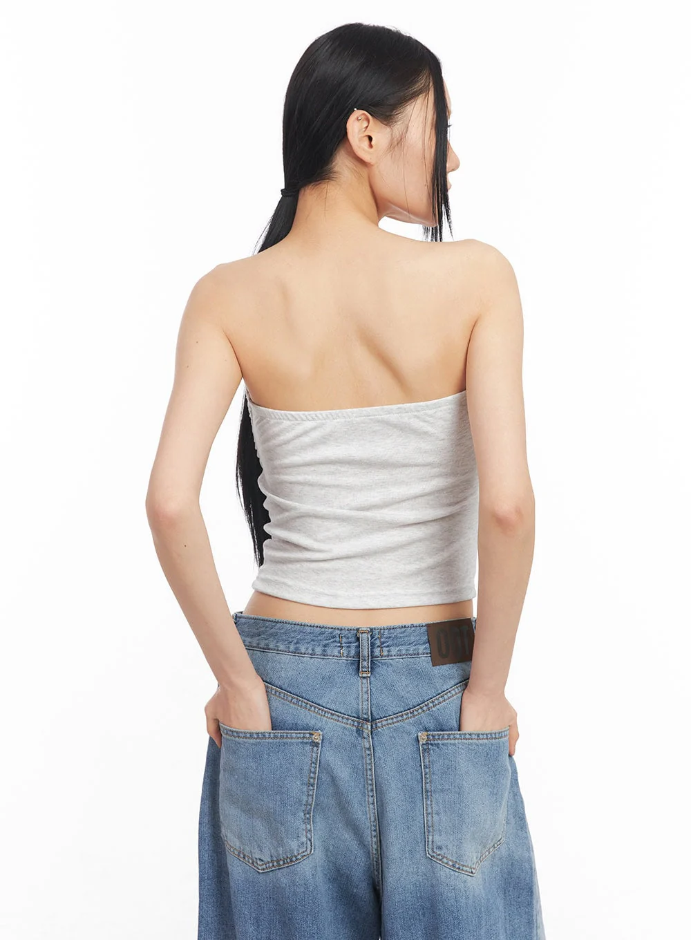 Shirring Padded Tube Top CY528 - Image 6