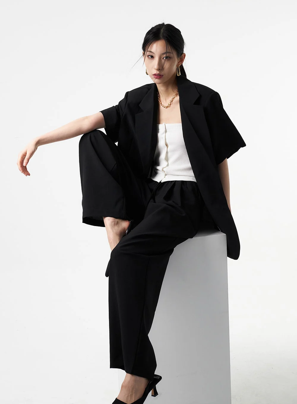 Short Sleeve Jacket IA326 - Image 2