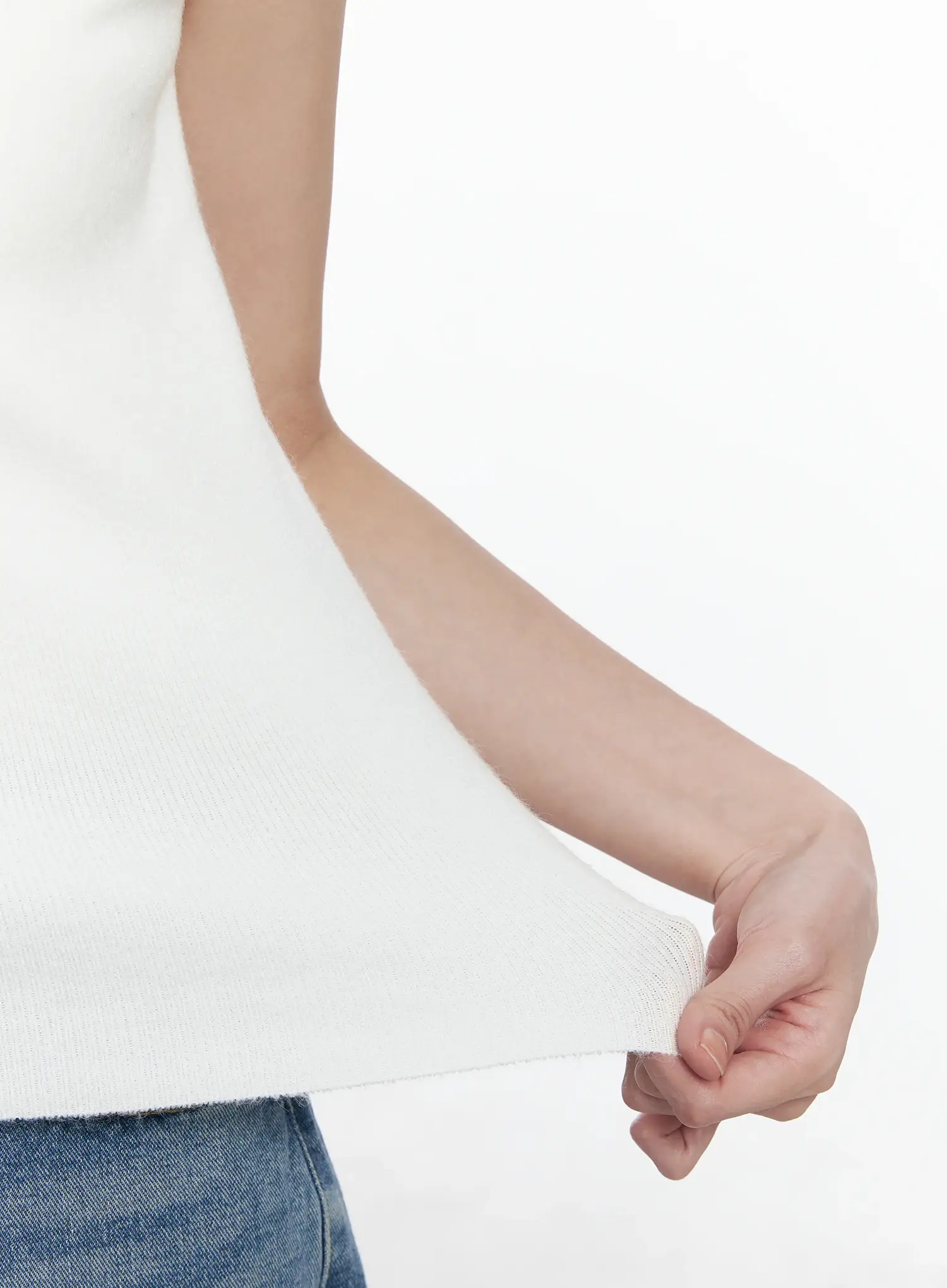 Short Sleeve Knit Top IJ529 - Image 5