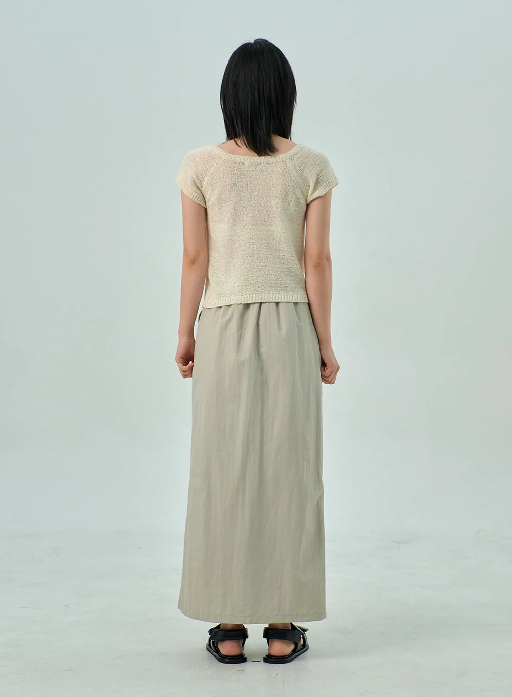 Short Sleeve Mesh Sweater OY310 - Image 10