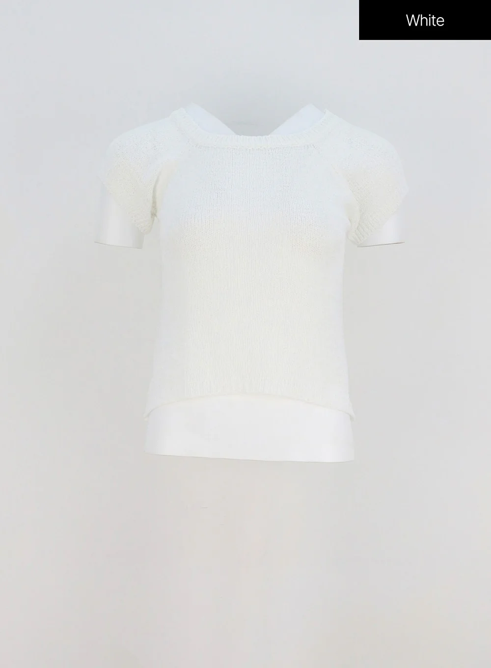 Short Sleeve Mesh Sweater OY310 - Image 11