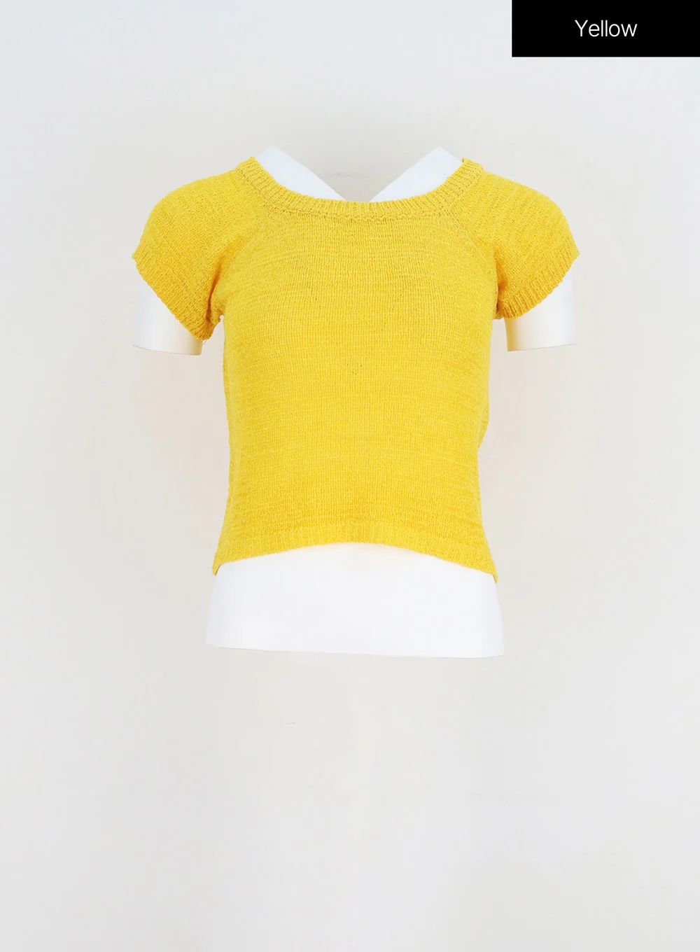 Short Sleeve Mesh Sweater OY310 - Image 15