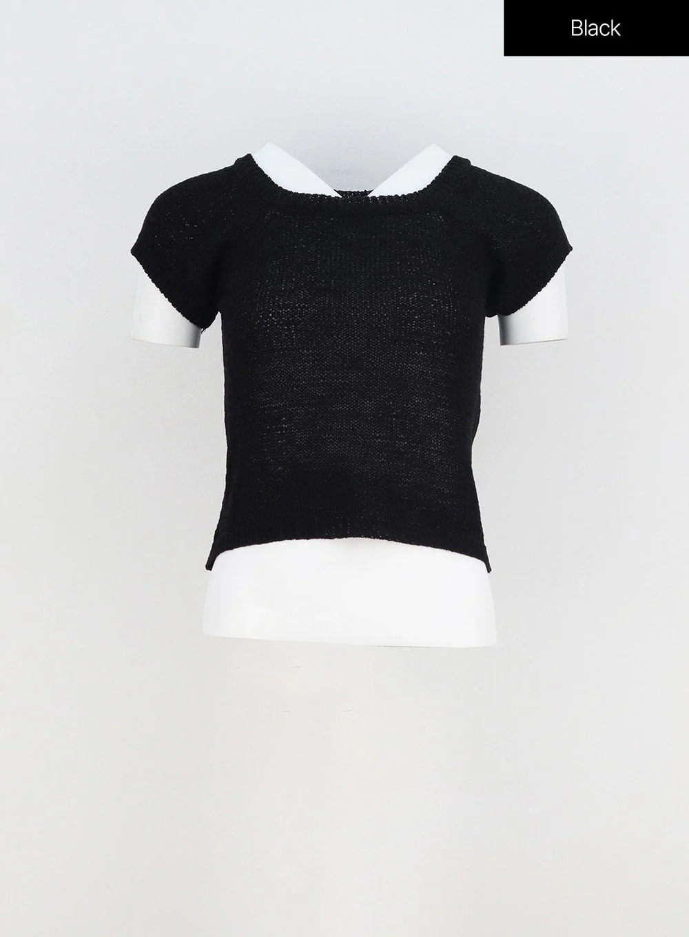Short Sleeve Mesh Sweater OY310 - Image 19