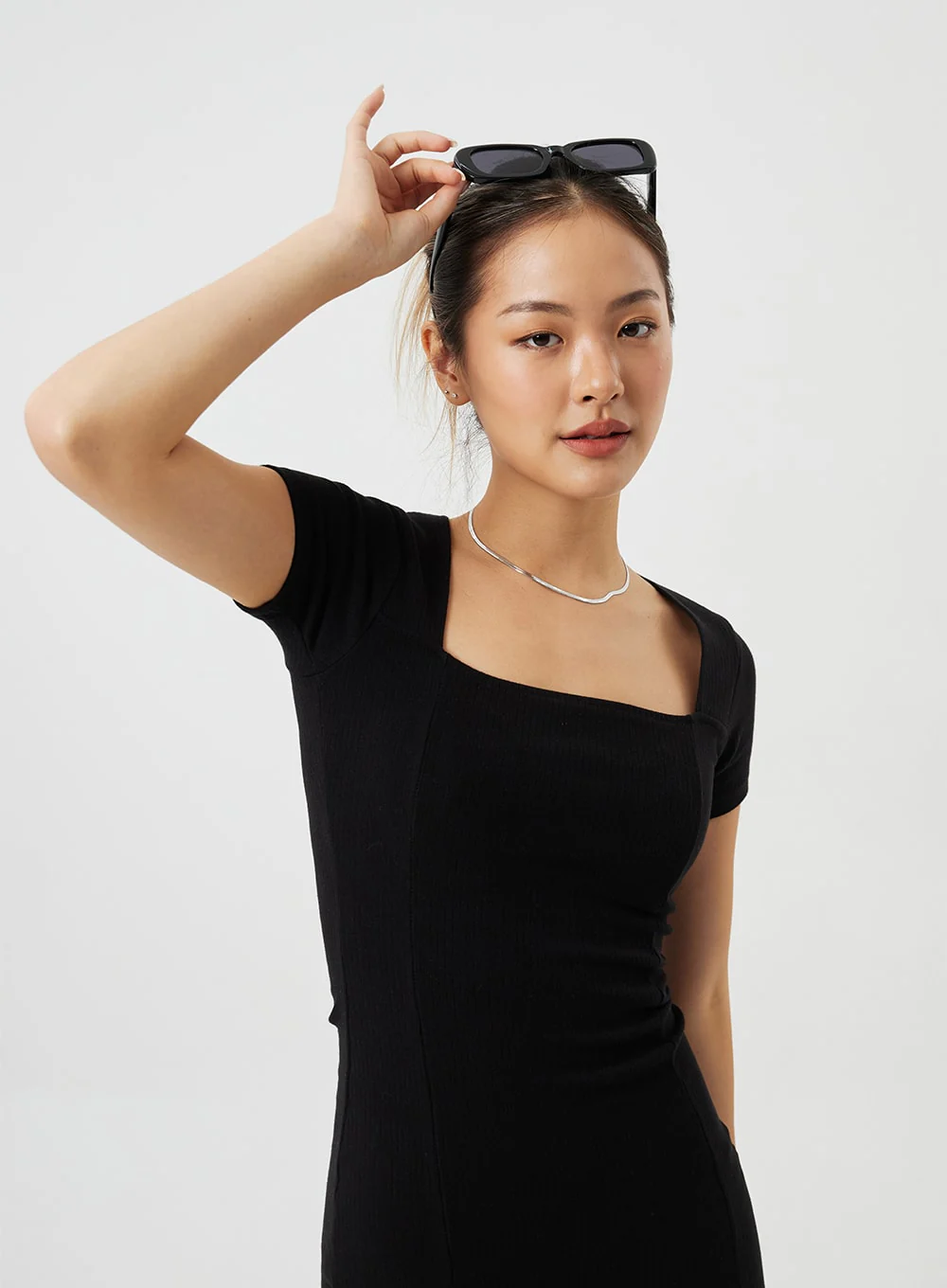 Short Sleeve Mini Dress CM303 - Image 6