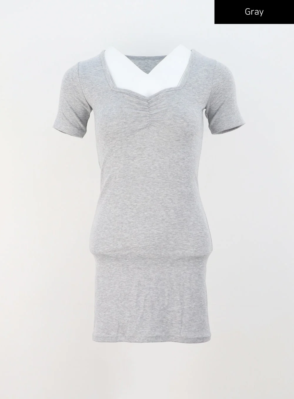 Short Sleeve Mini Dress CU309 - Image 13
