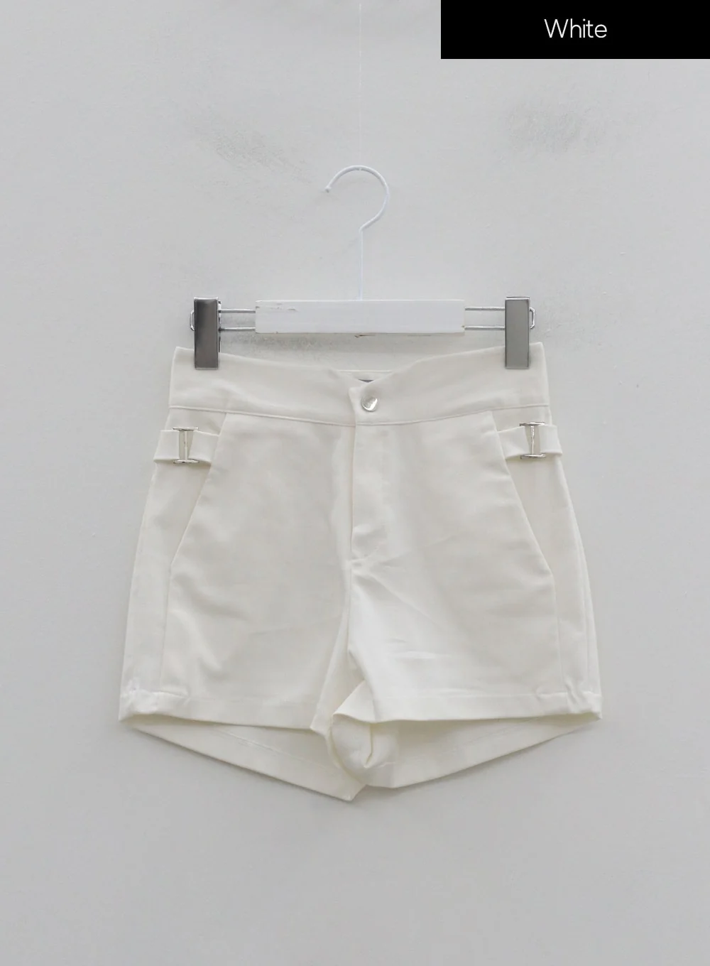 Side Belt Slit High Waist Short Pants IG18 - Image 14