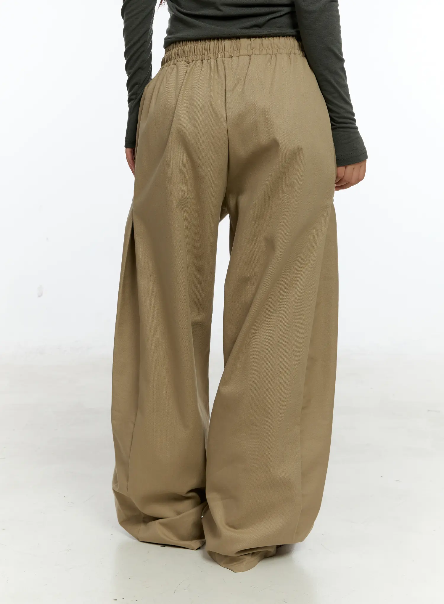 Side Button Wide Leg Pants CS517 - Image 4