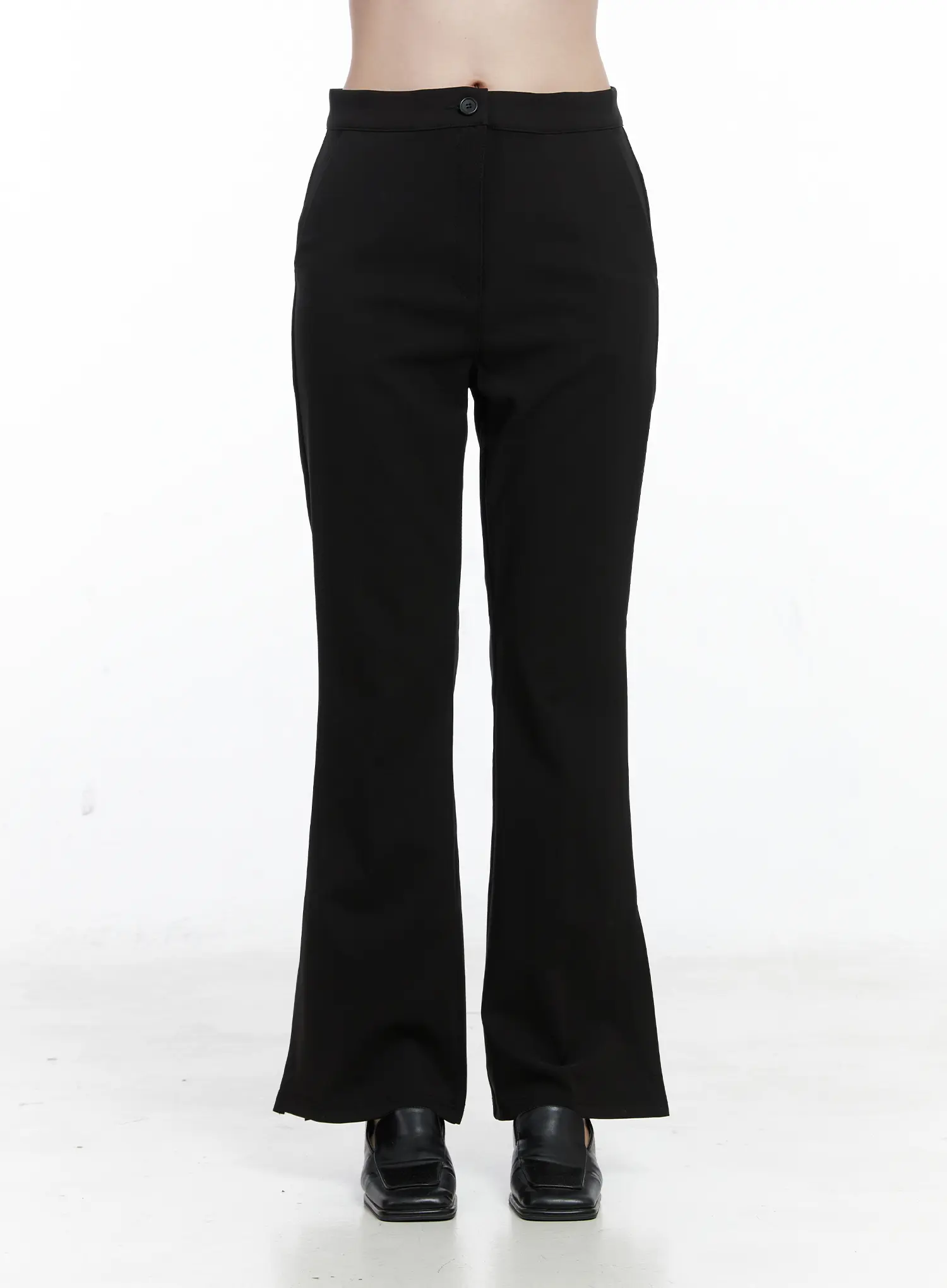 Side Slit Bootcut Trousers CO503 - Image 2