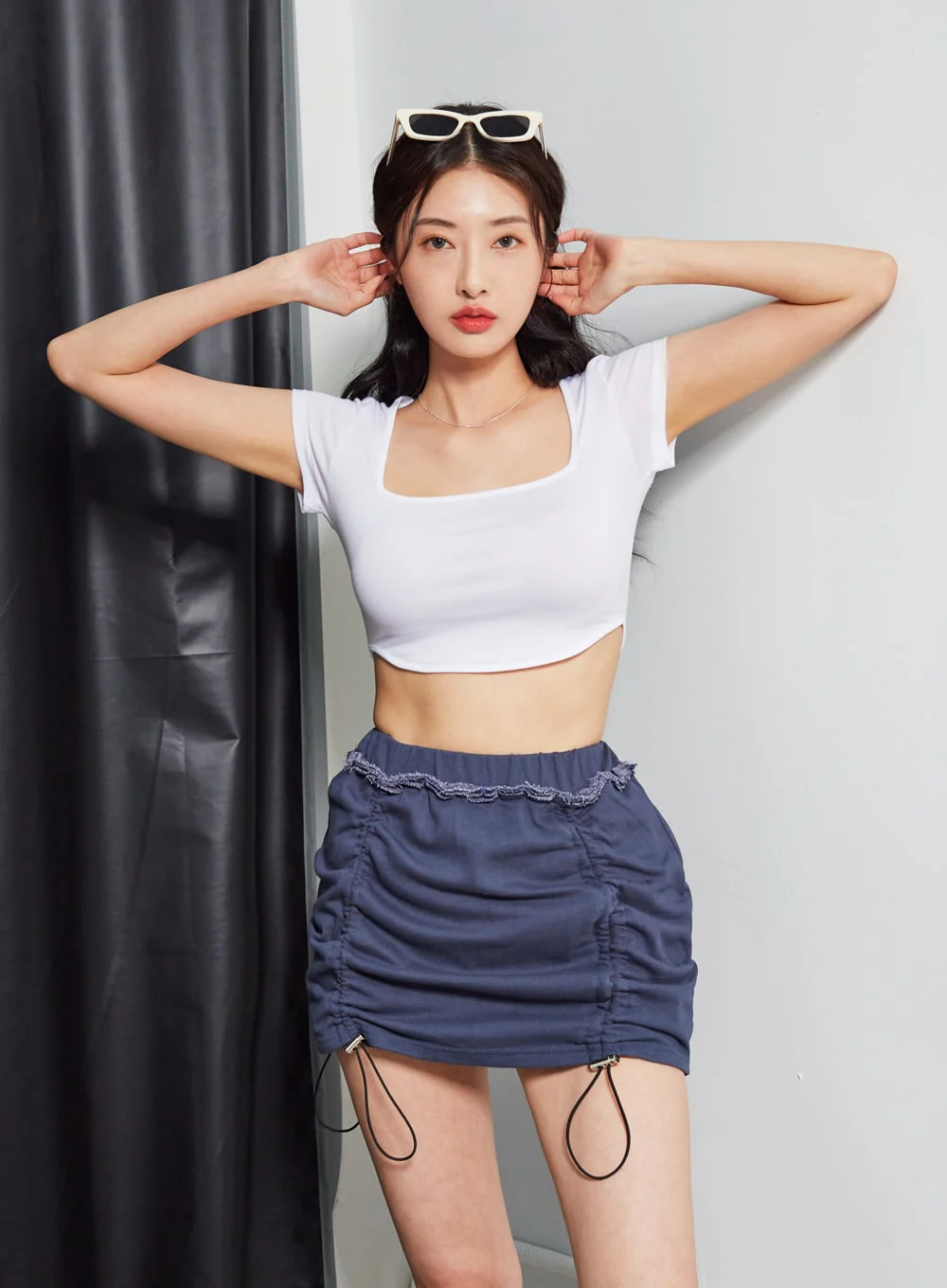 Side String Skirt Pants IU26 - Image 8