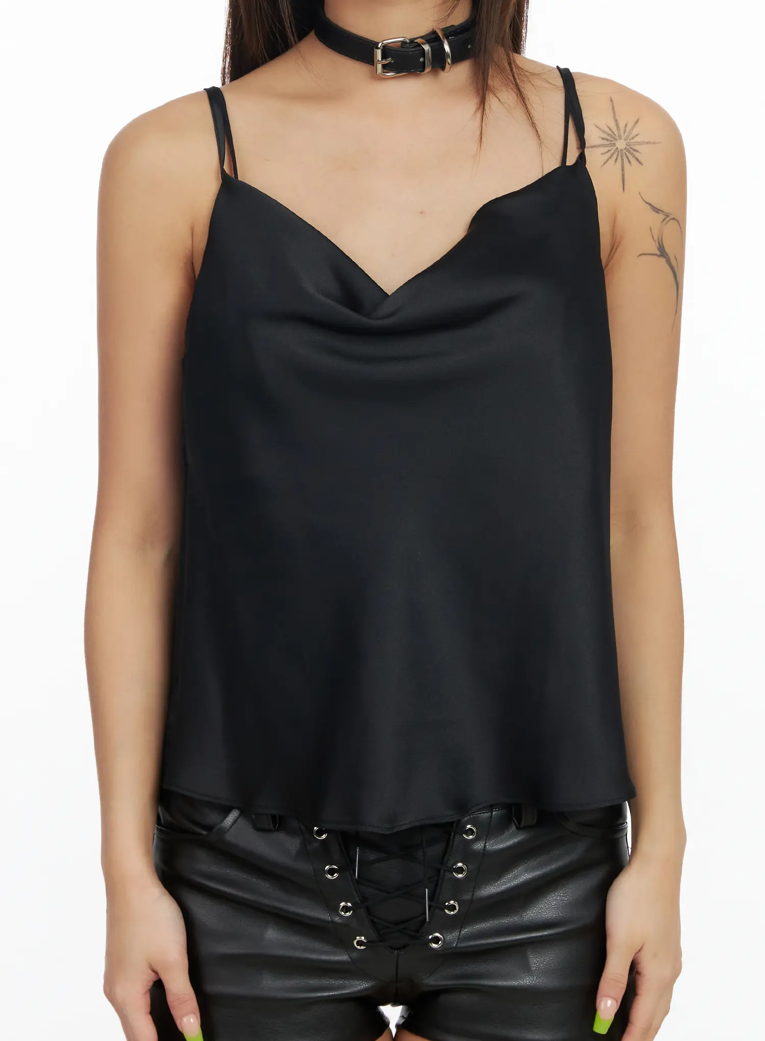 Silk Sleeveless Top CF511 - Image 4