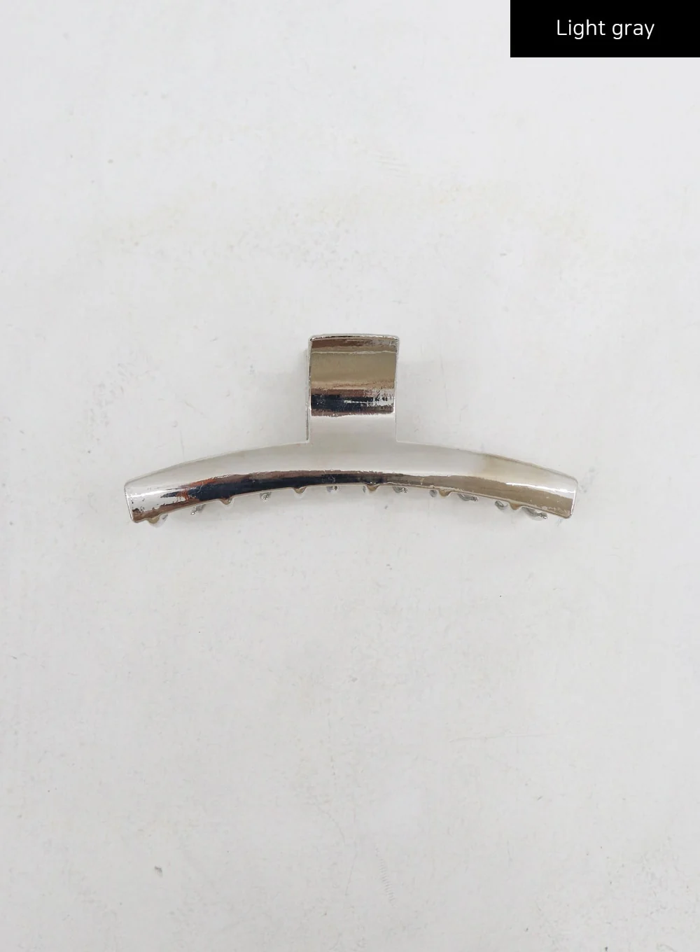 Silver Color Square Hair Claw CO26 - Image 5