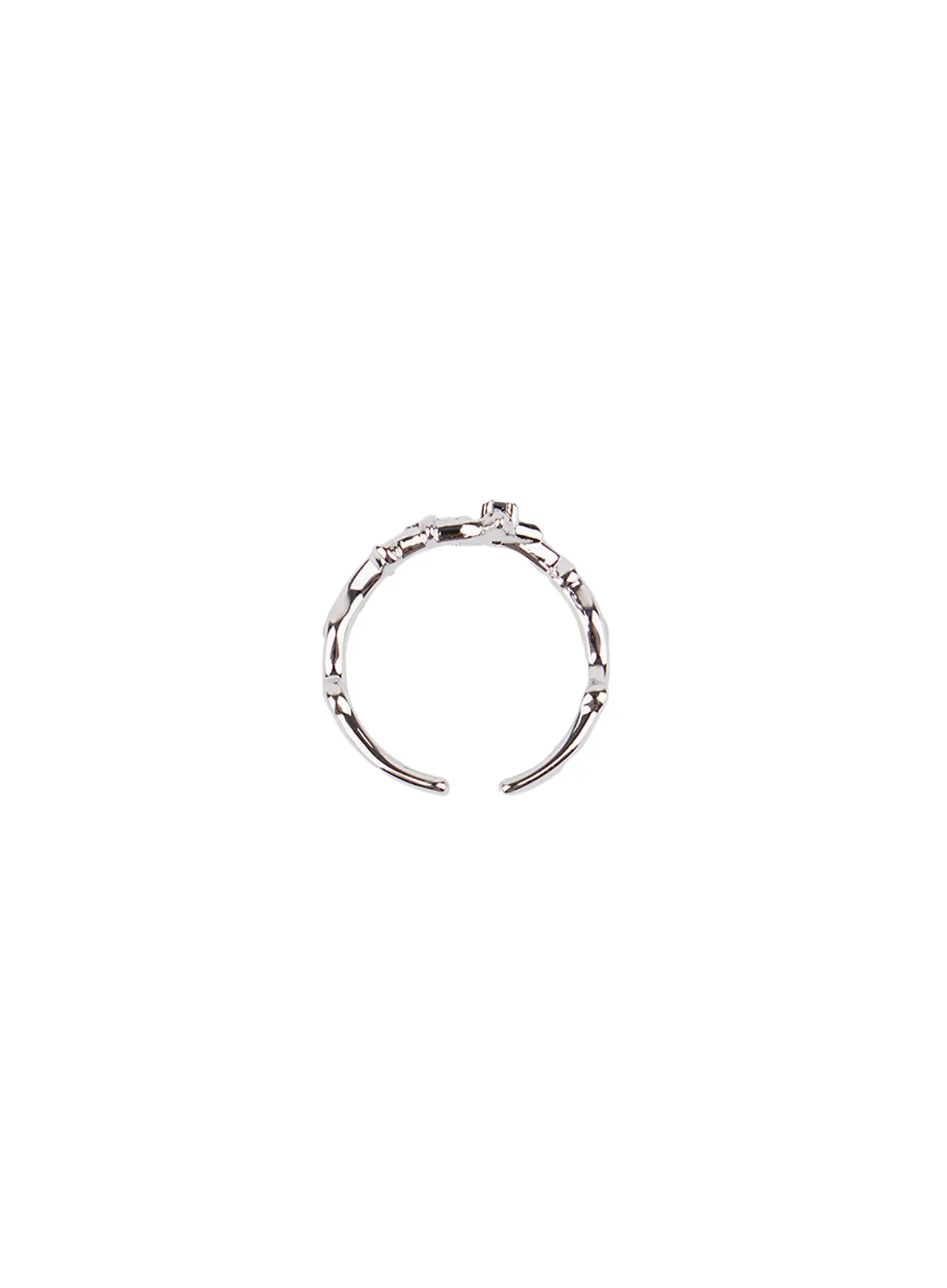 Simple Black Cubic Ring CF525 - Image 6