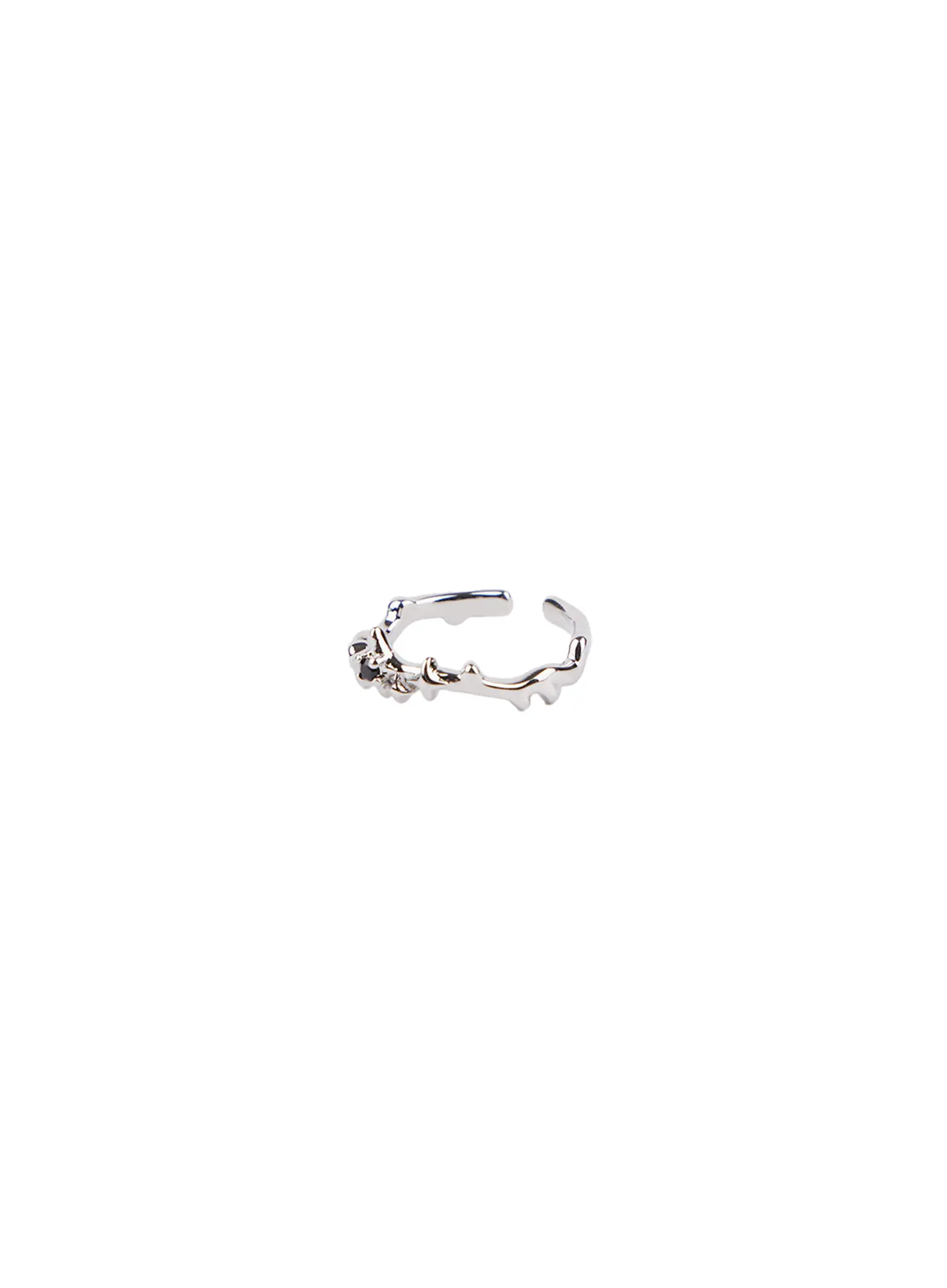 Simple Black Cubic Ring CF525 - Image 7