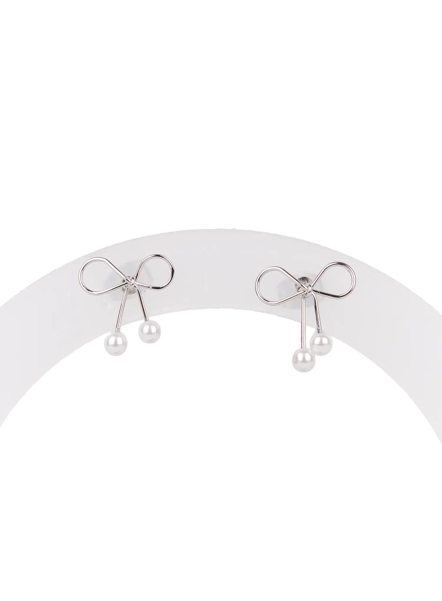 Simple Bow Earrings CD514 - Image 5