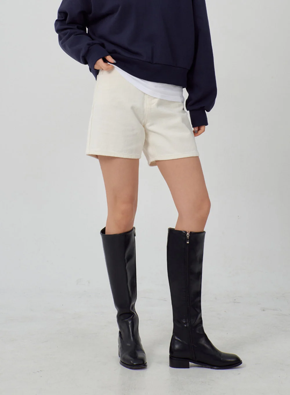 Simple Cotton Shorts IM315 - Image 5