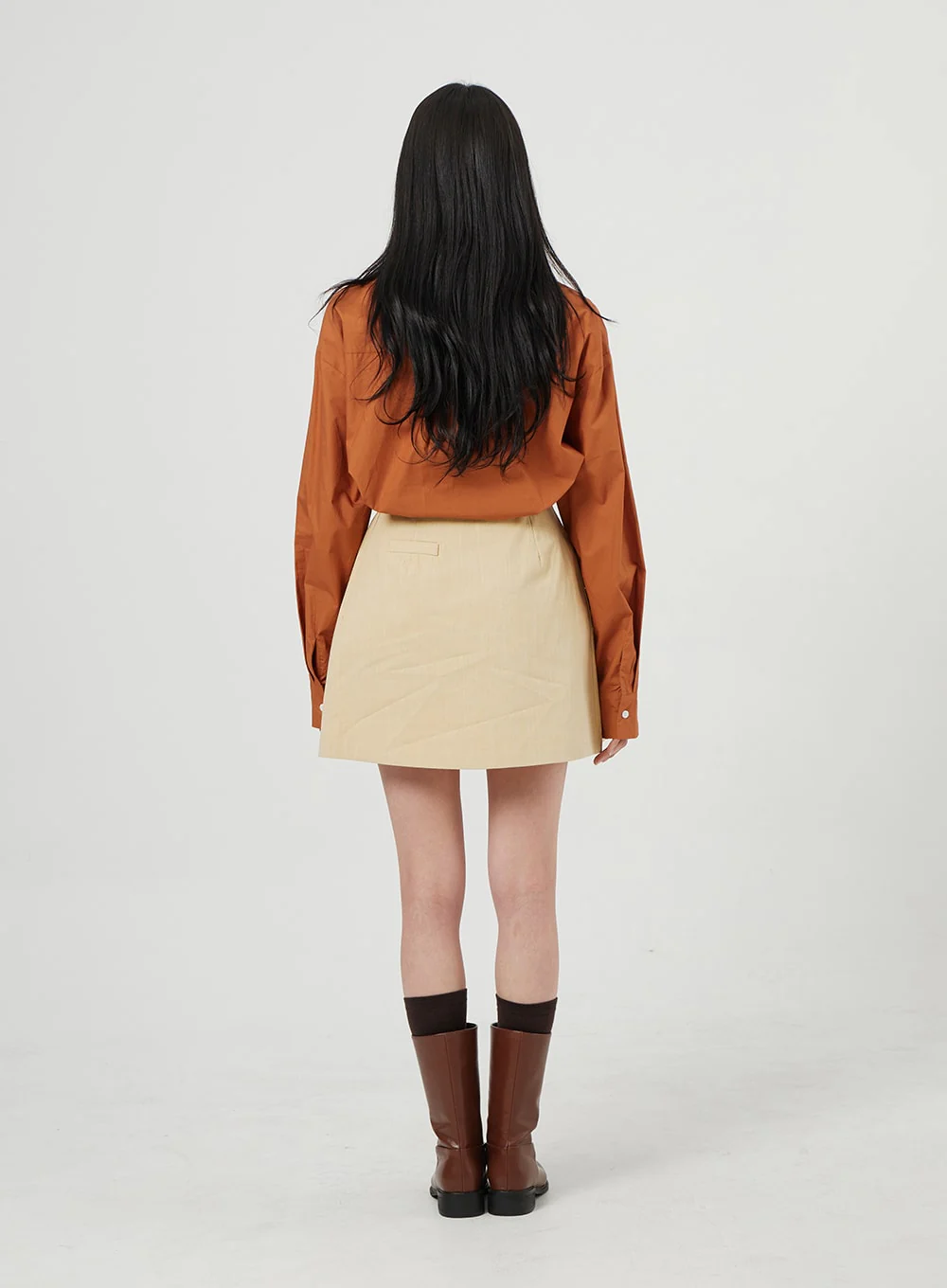 Simple Pleated Mini Skirt OF324 - Image 10