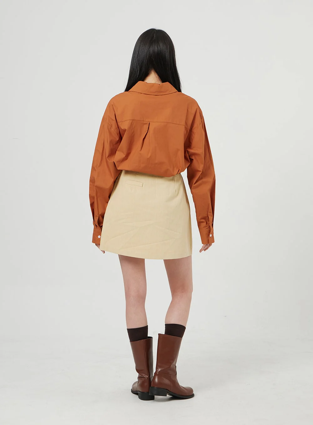 Simple Pleated Mini Skirt OF324 - Image 6
