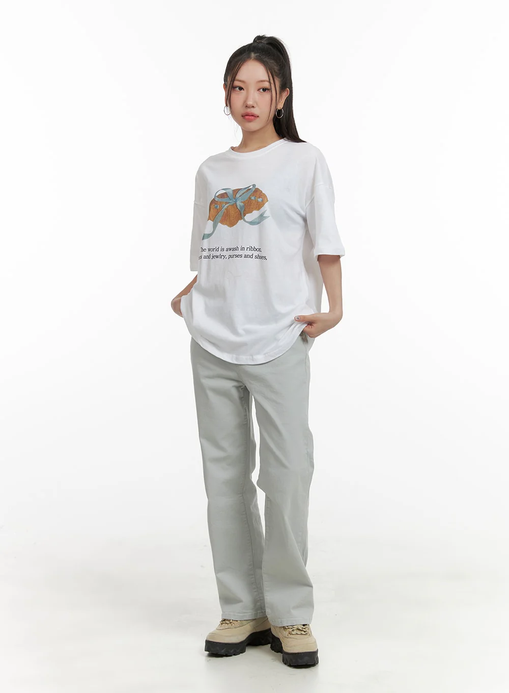 Simple Straight Leg Pants OA415 - Image 3