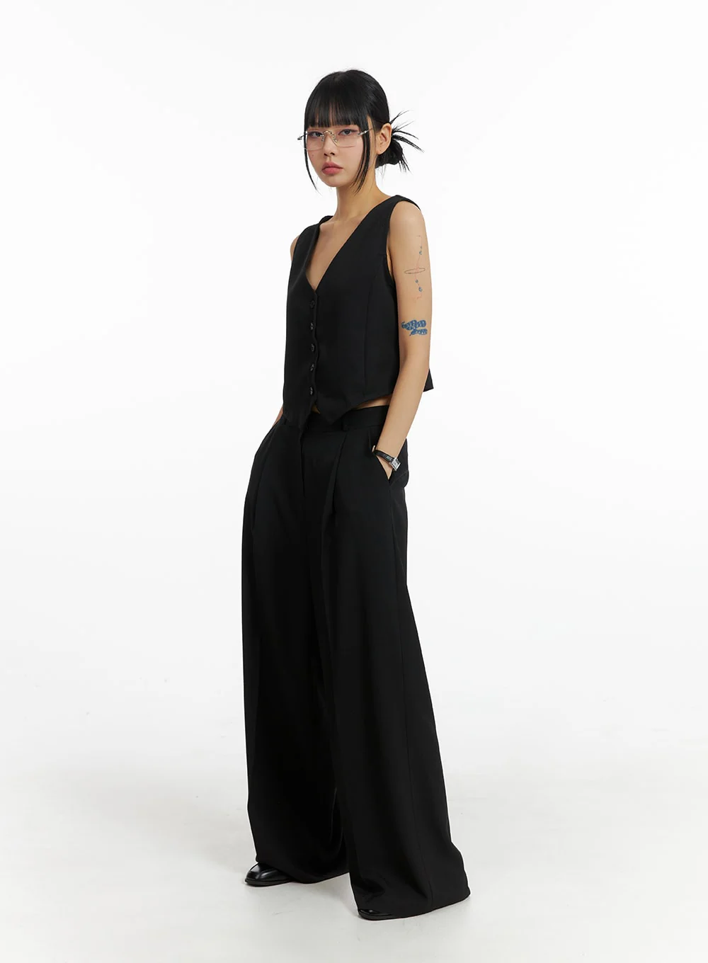 Simple Wide Trousers IM414 - Image 3
