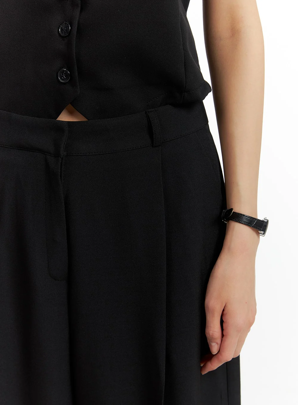 Simple Wide Trousers IM414 - Image 4