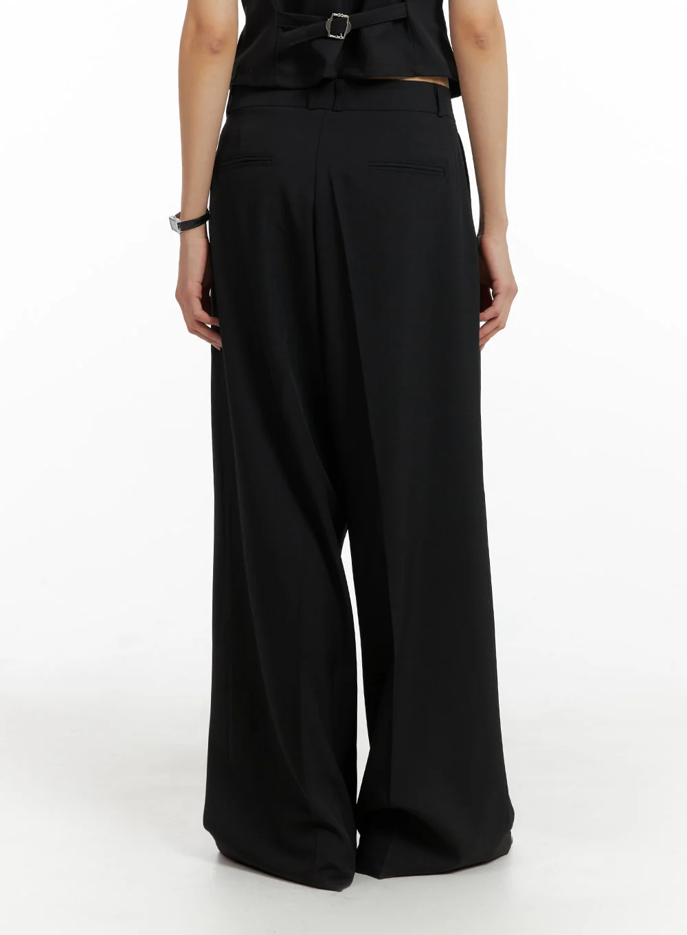 Simple Wide Trousers IM414 - Image 5