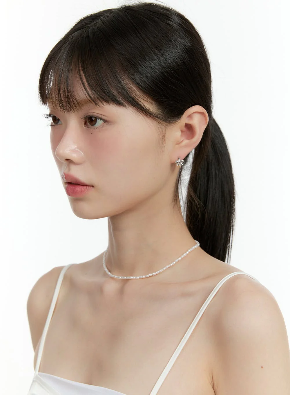 Single Ribbon Earrings IG406 - Image 2