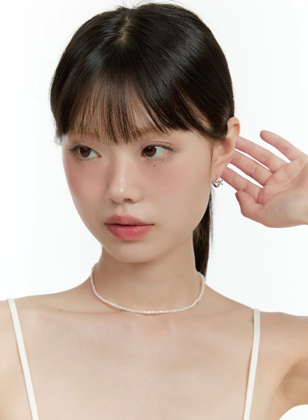 Single Ribbon Earrings IG406 - Image 3