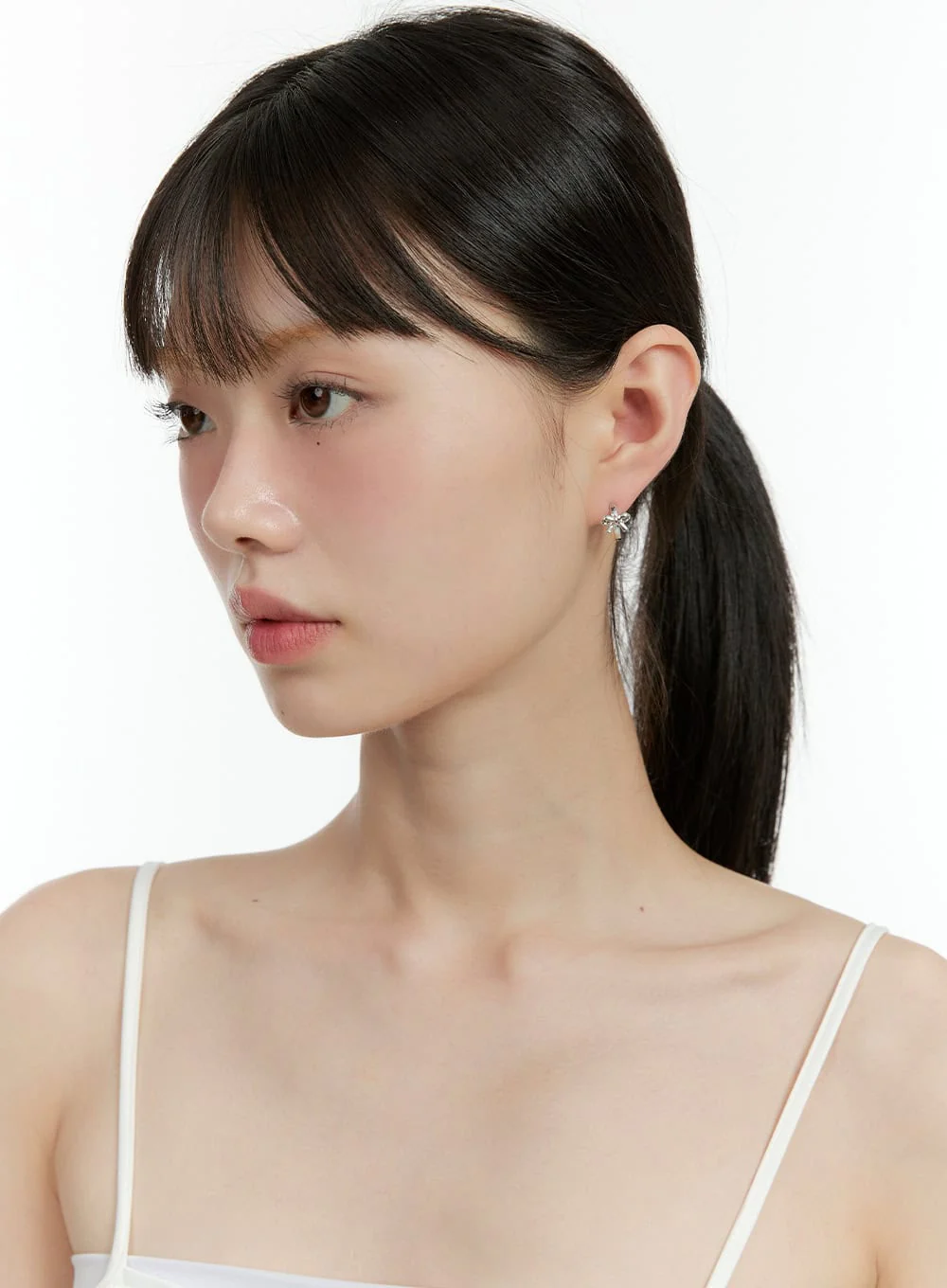 Single Ribbon Earrings IG406 - Image 4