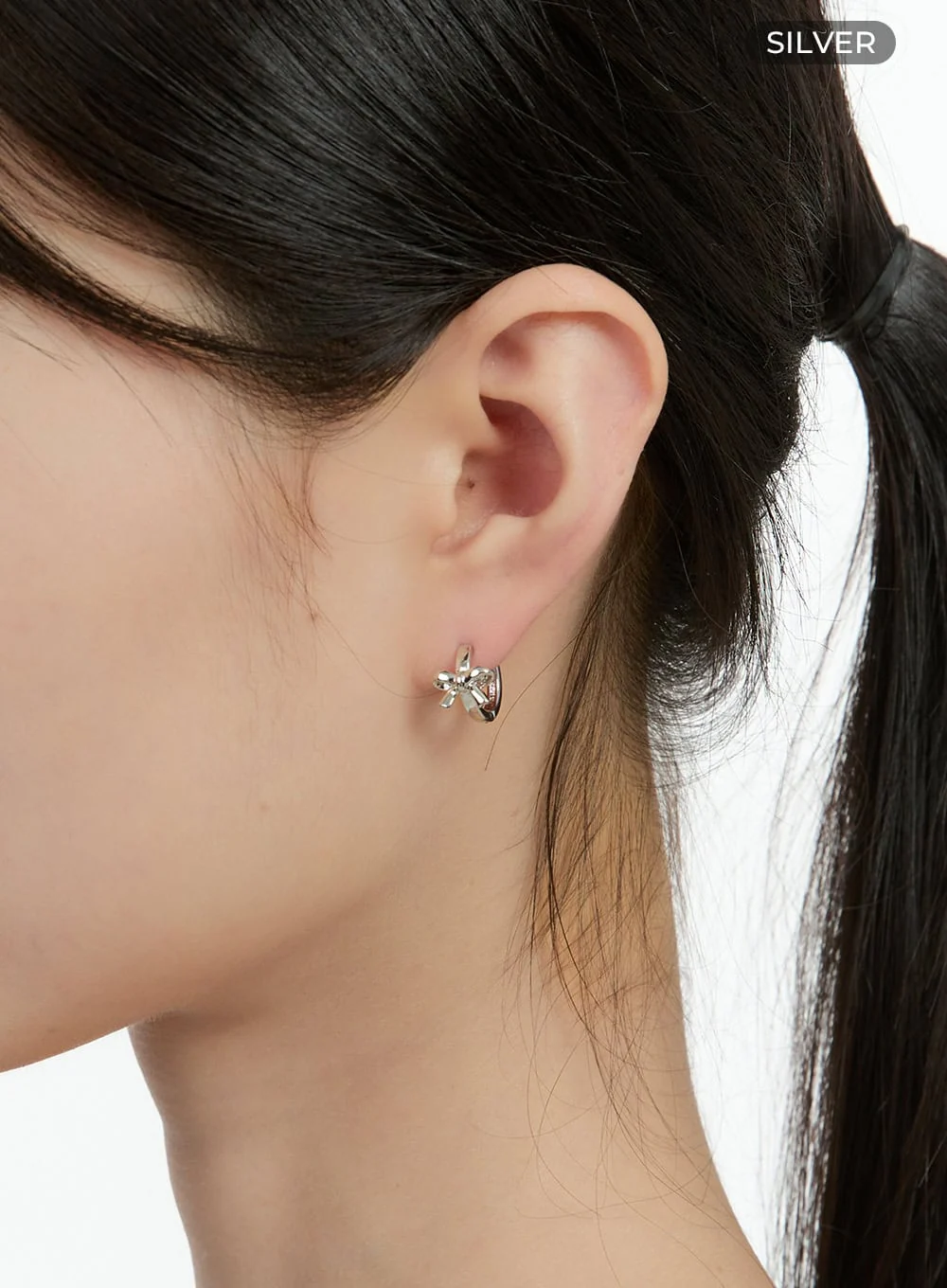 Single Ribbon Earrings IG406 - Image 6
