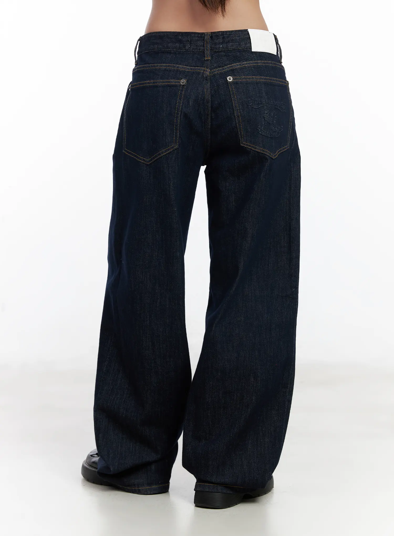 Sisi Wide Leg Embroidered Jeans CF503 - Image 4