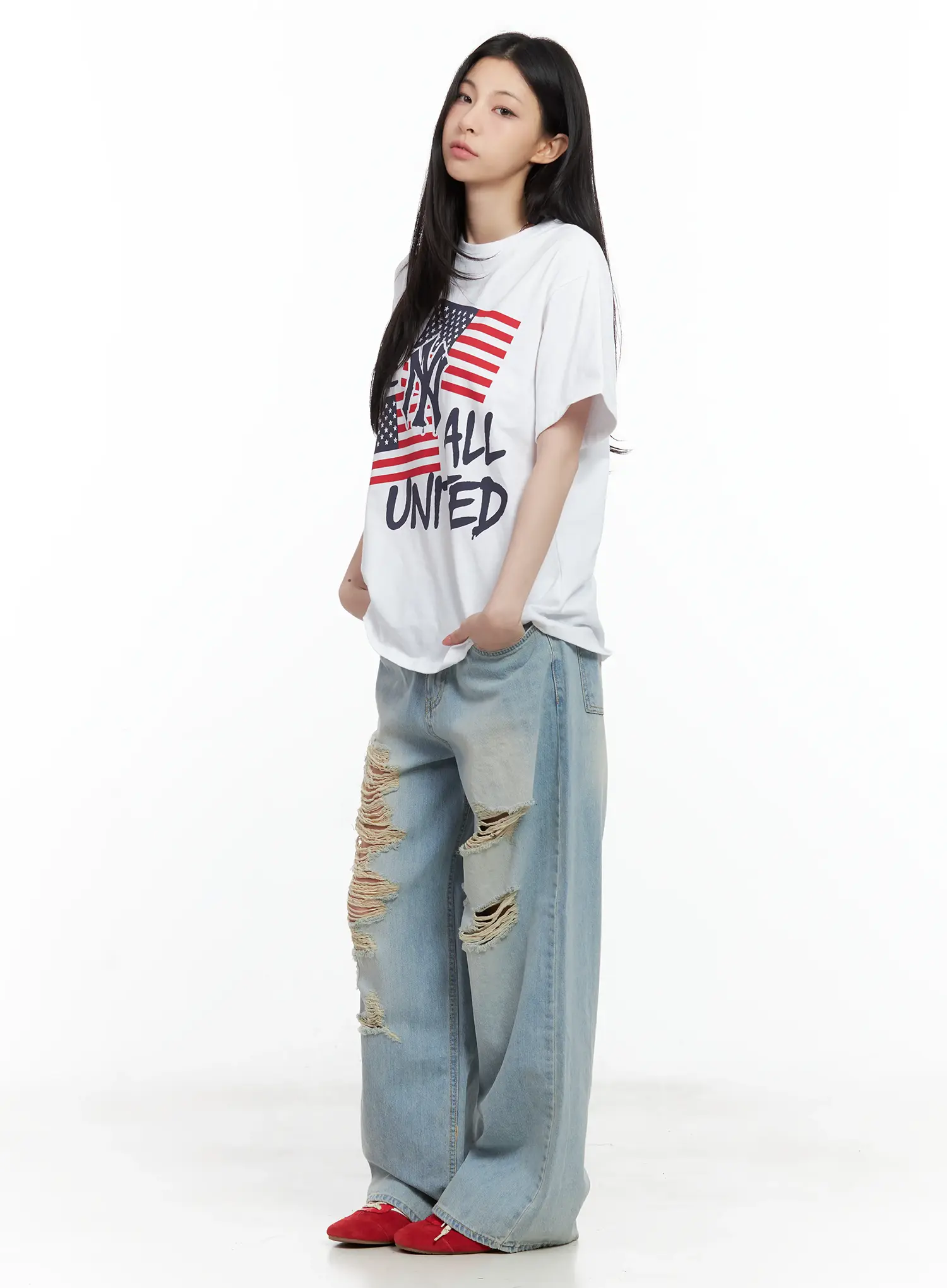 Skater Graphic Oversized Tee CU530 - Image 7