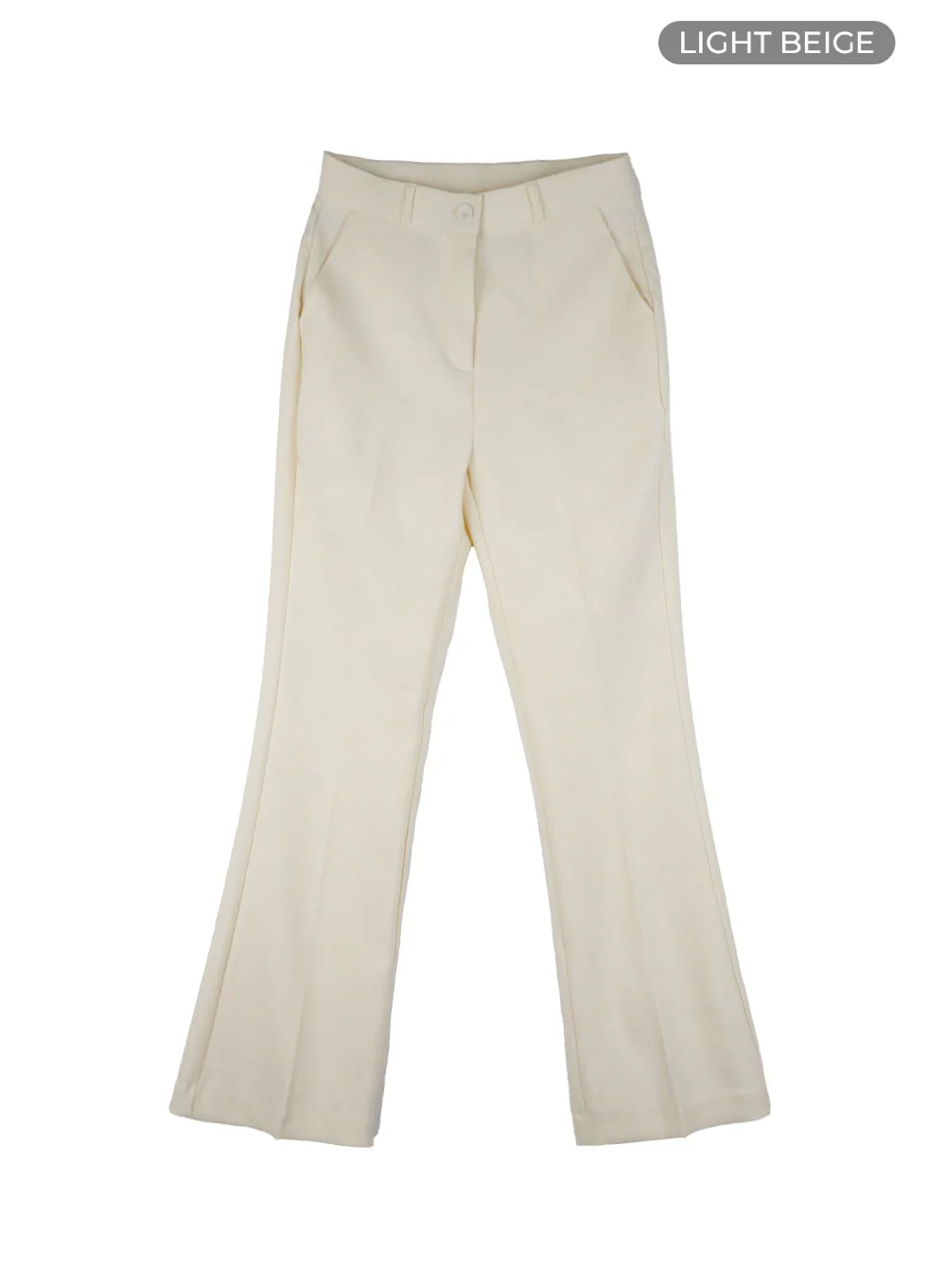 Sleek Solid Flared Trousers OS423 - Image 10