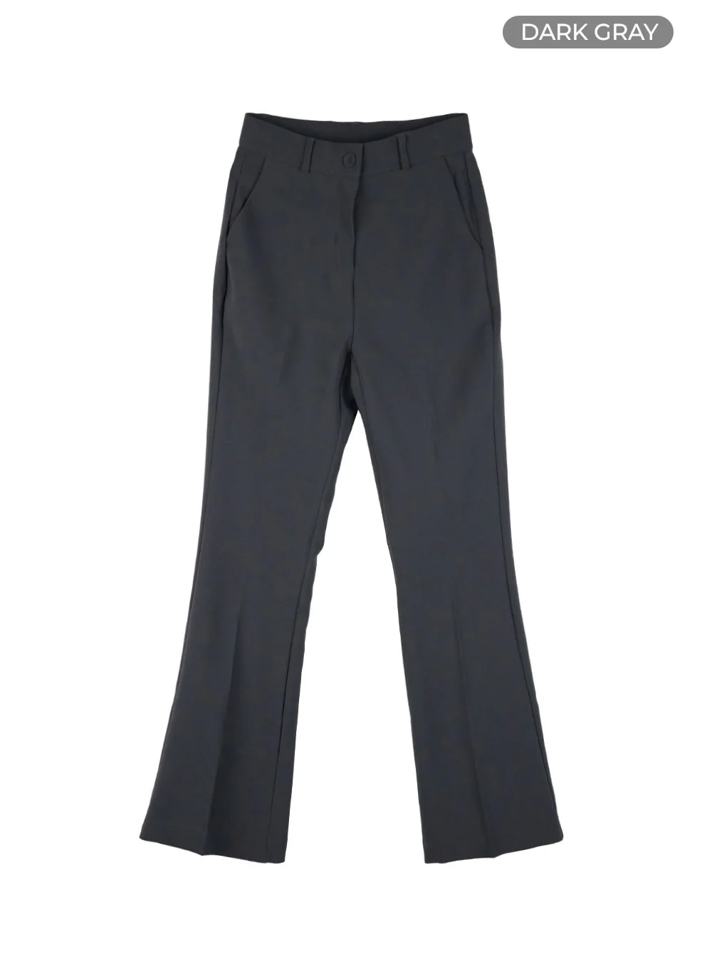 Sleek Solid Flared Trousers OS423 - Image 12