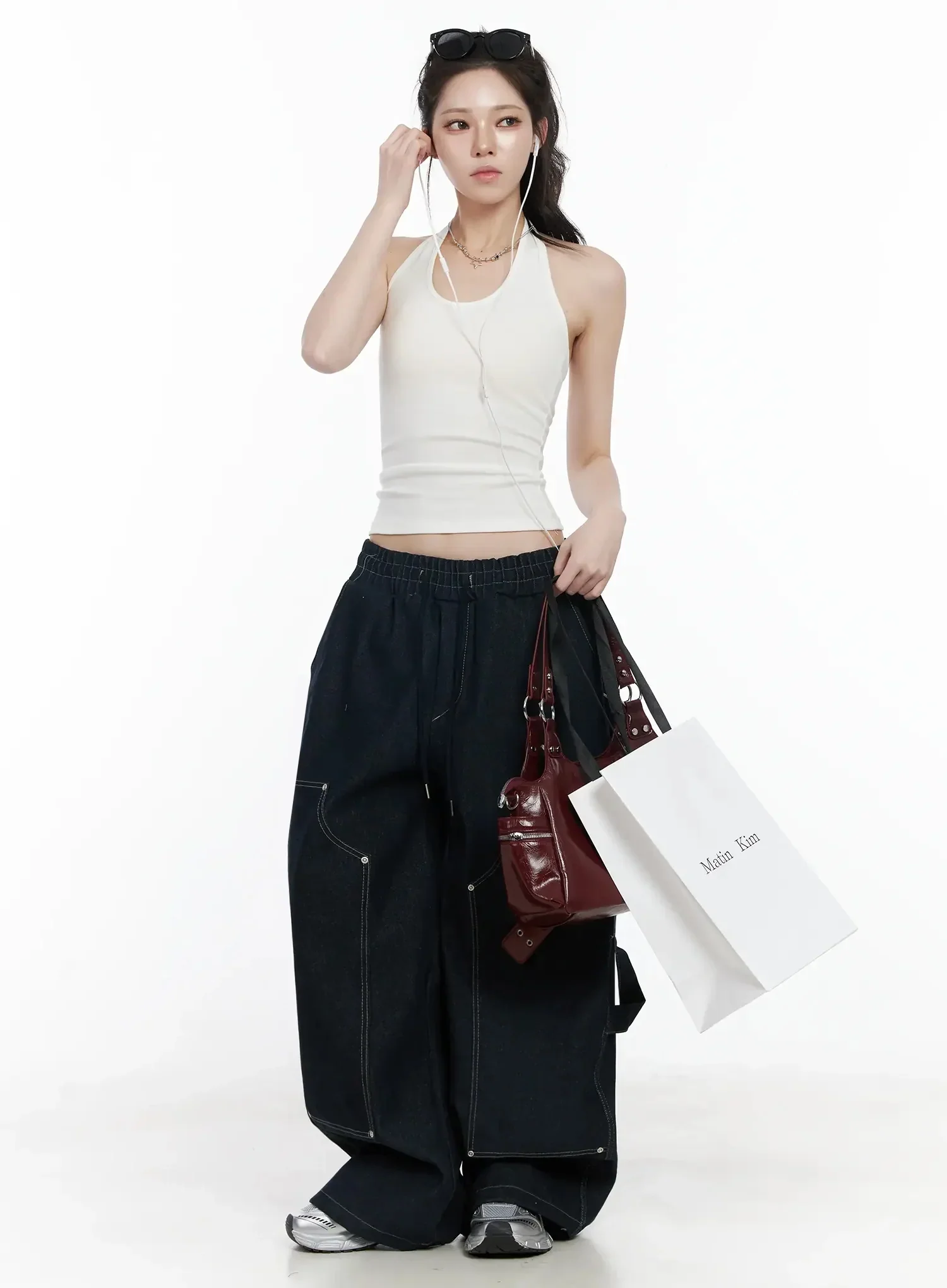 Sleeveless Halter Neck Tank Top IJ528 - Image 10